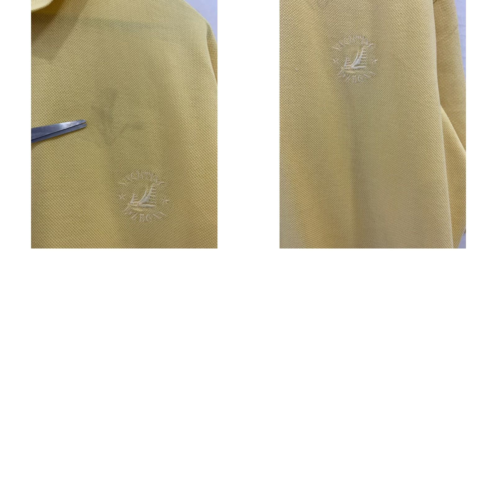 Ermenegildo Zegna VINTAGE Ermenegildo Zegna Yachting Polo Shirt Mens XL Yellow Short Sleeve Made in Italy M L#92 Size US XL / EU 56 / 4 - 8 Thumbnail