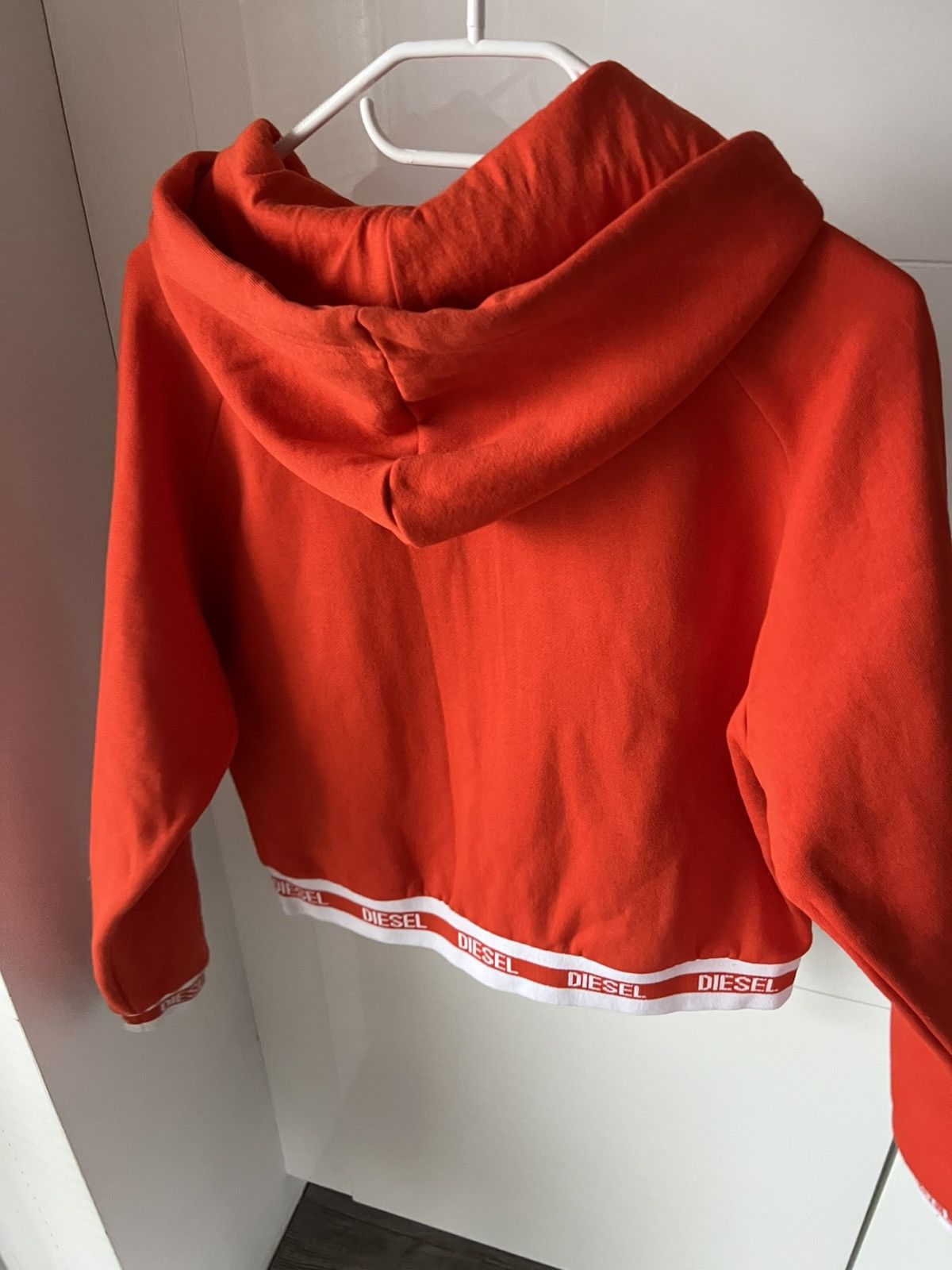 Diesel Diesel Orange Mongram Crop Top Women’s Streetwear Hoodie Size S / US 4 / IT 40 - 8 Thumbnail