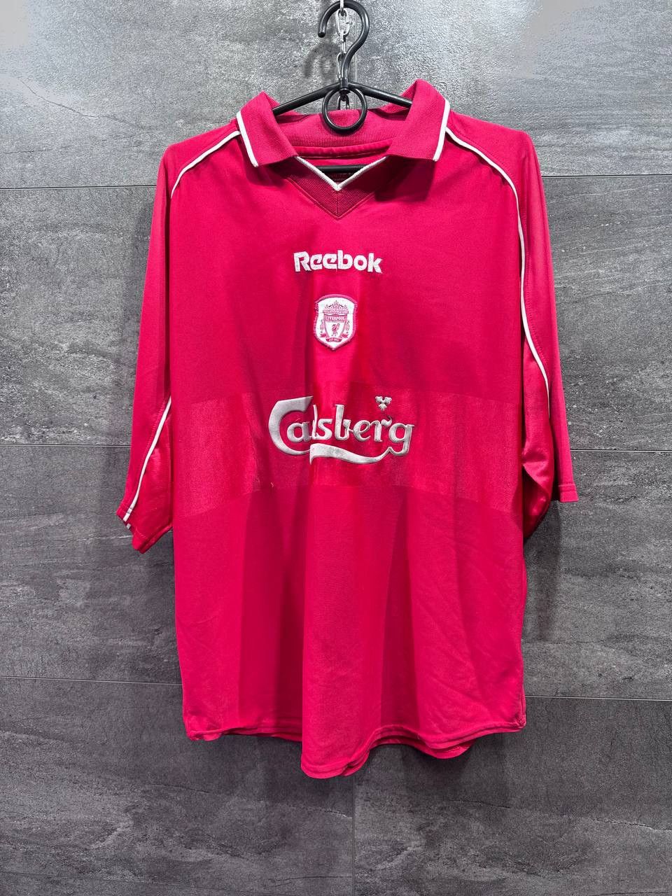 Reebok Liverpool FC 2000/2001 Football Home Shirt Size US L / EU 52-54 / 3 - 1 Thumbnail