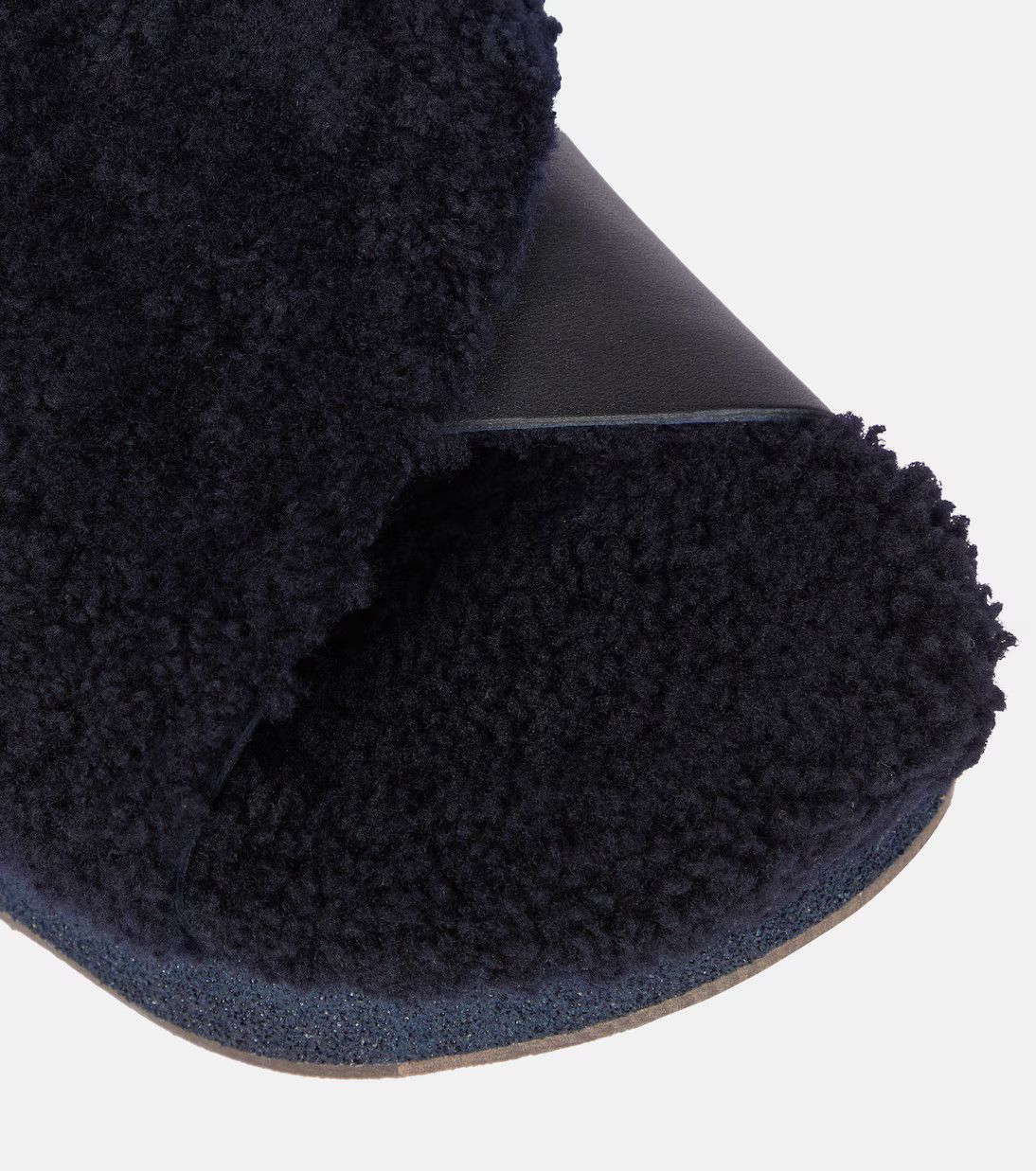 Chloe o1y0825 Leather Slippers in Black Size US 7 / IT 37 - 4 Thumbnail