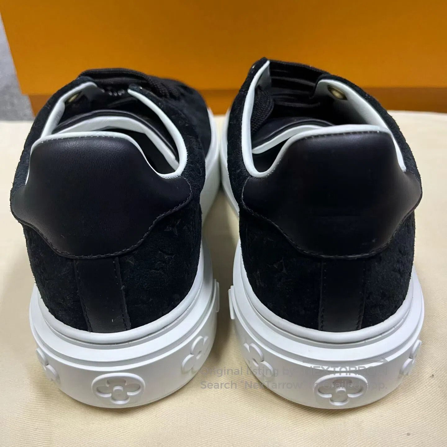 Louis Vuitton Louis Vuitton Black suede leather – stylish, casual, comfo Size US 4.5 / IT 34.5 - 4 Thumbnail
