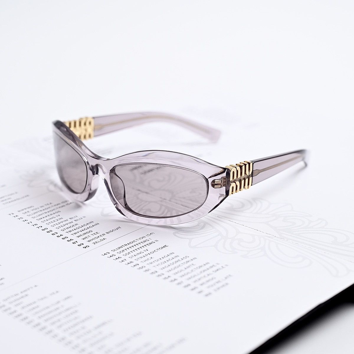 Miu Miu MIU MIU 0MU 14ZS SUNGLASSES Size ONE SIZE - 1 Thumbnail
