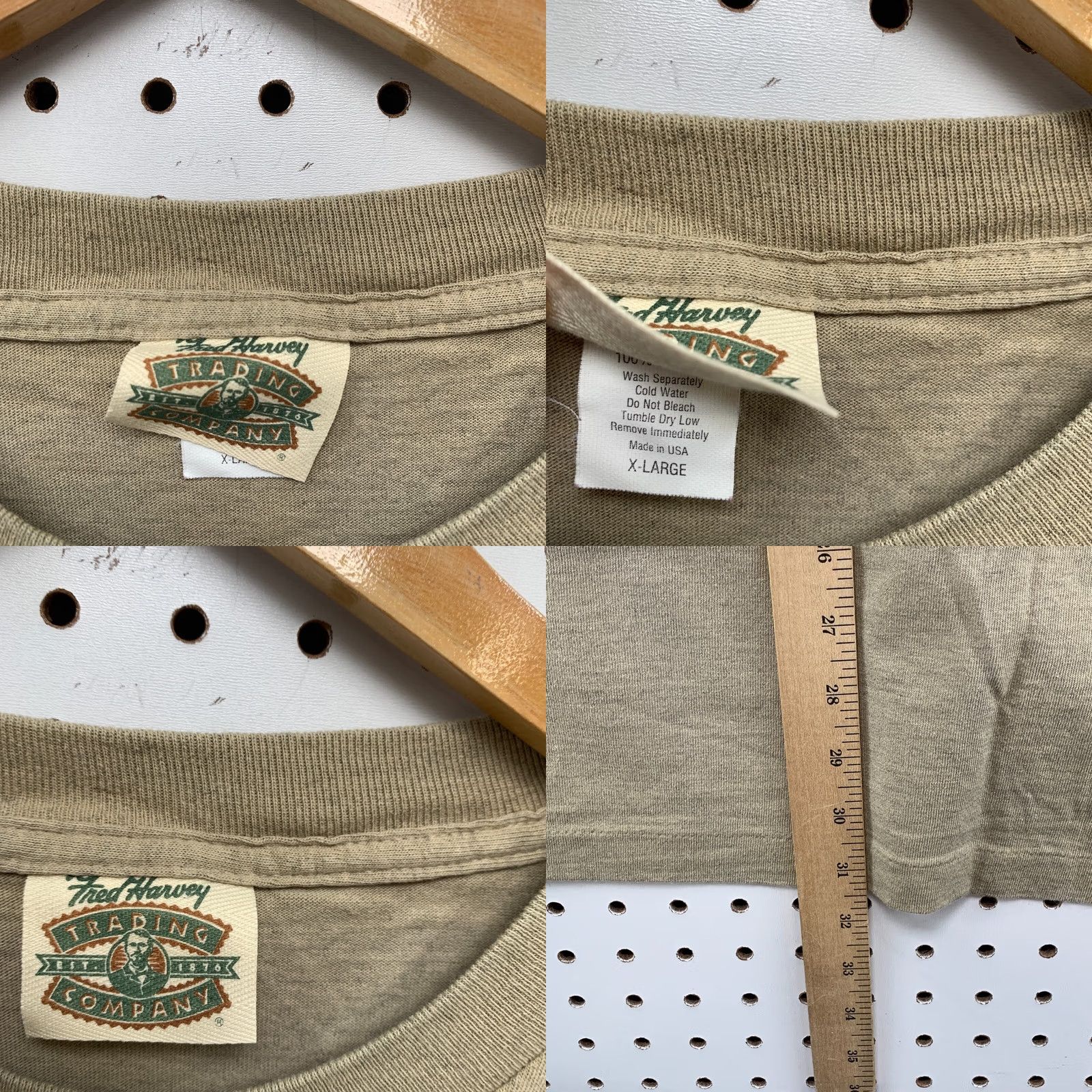 Vintage VINTAGE 90s Shirt Brown Mount Rushmore USA Made Adult XL Mens Size US XL / EU 56 / 4 - 8 Thumbnail