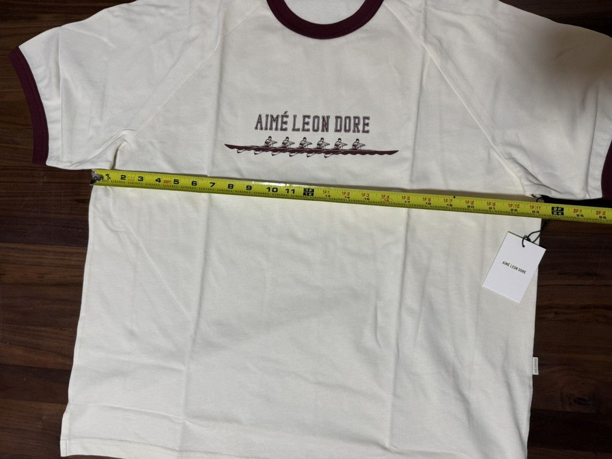 Aime Leon Dore × New Balance Aime Leon Dore Rowing Ringer Tee Pristine T-Shirt Size XL Size US XL / EU 56 / 4 - 6 Thumbnail