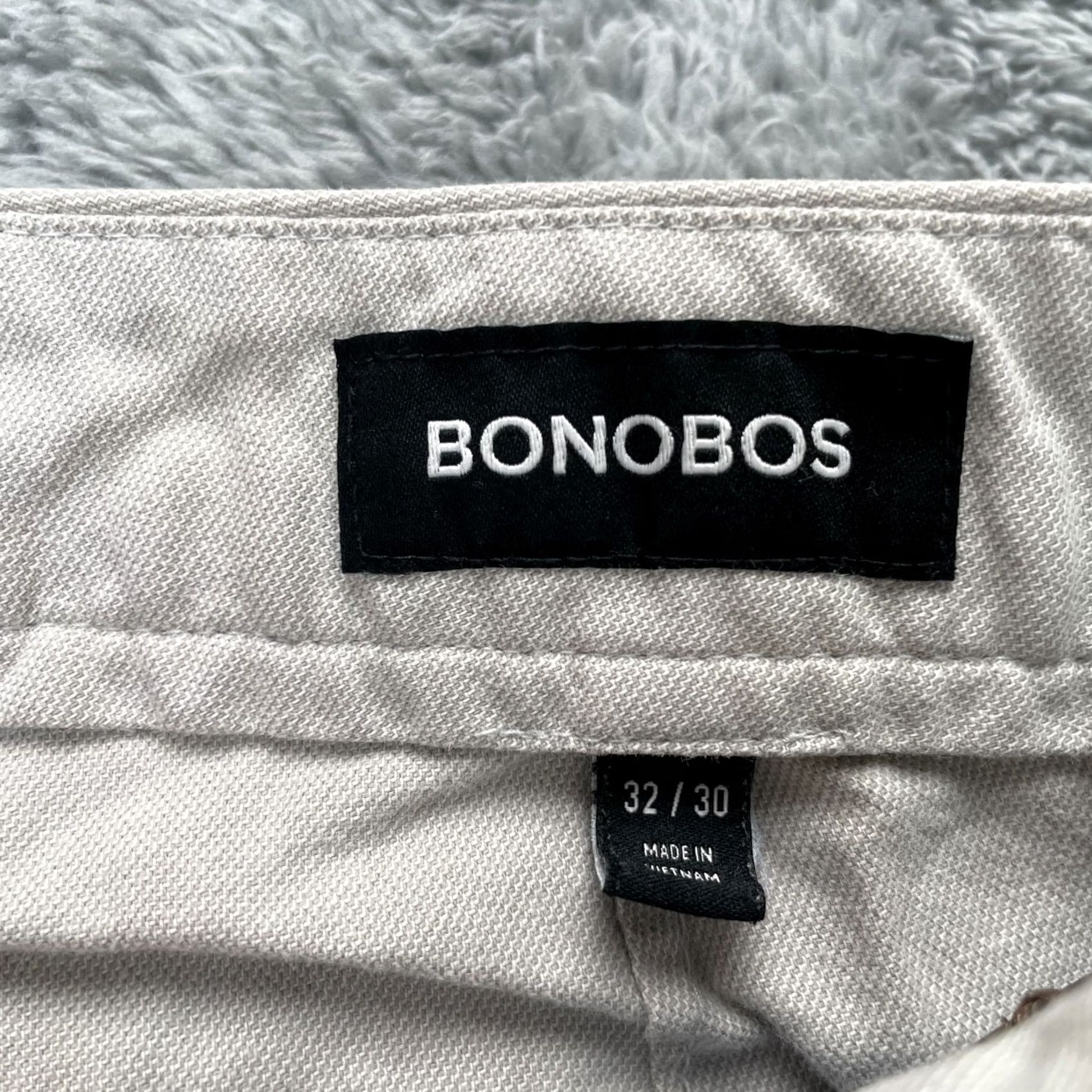 Bonobos Bonobos Pants Mens 32x30 Chino Slim Fit Straight Leg Cotton Spandex Beige Flat Front Baggy? Size US 32 / EU 48 - 5 Thumbnail