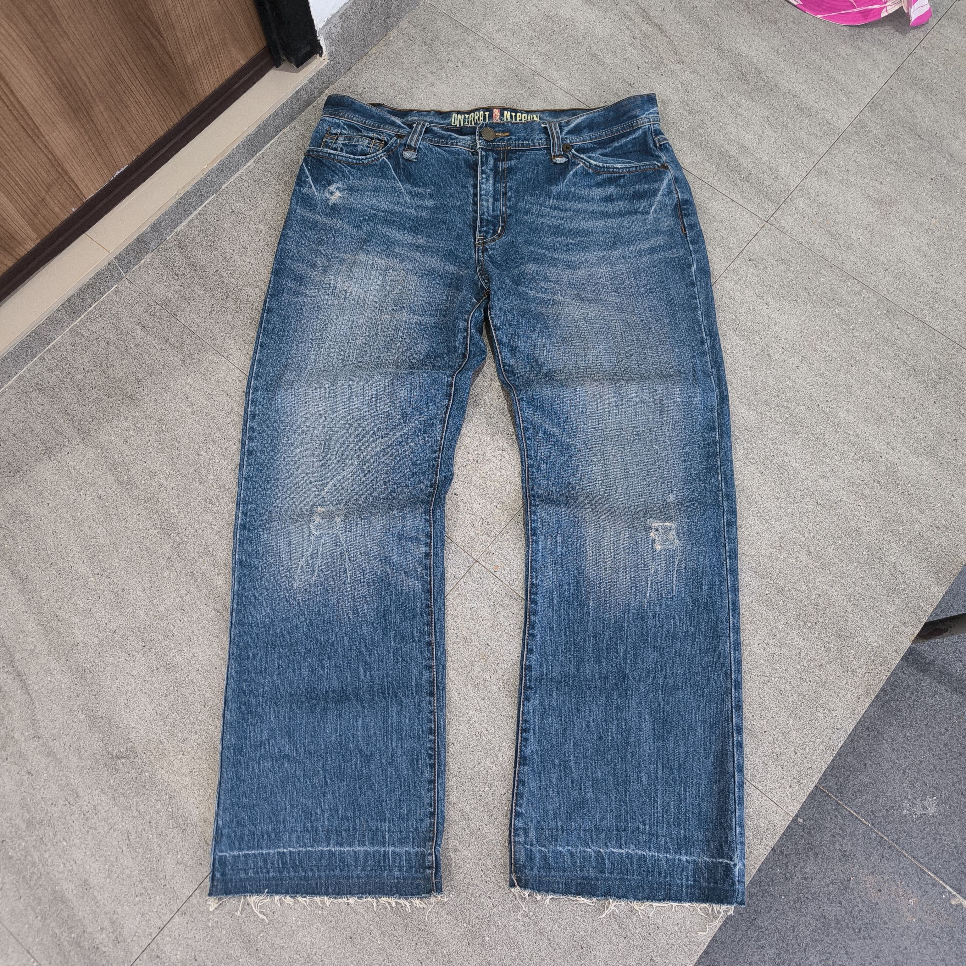 Japanese Brand Vintage sukajan oniarai nippon jeans Size US 36 / EU 52 - 2 Thumbnail