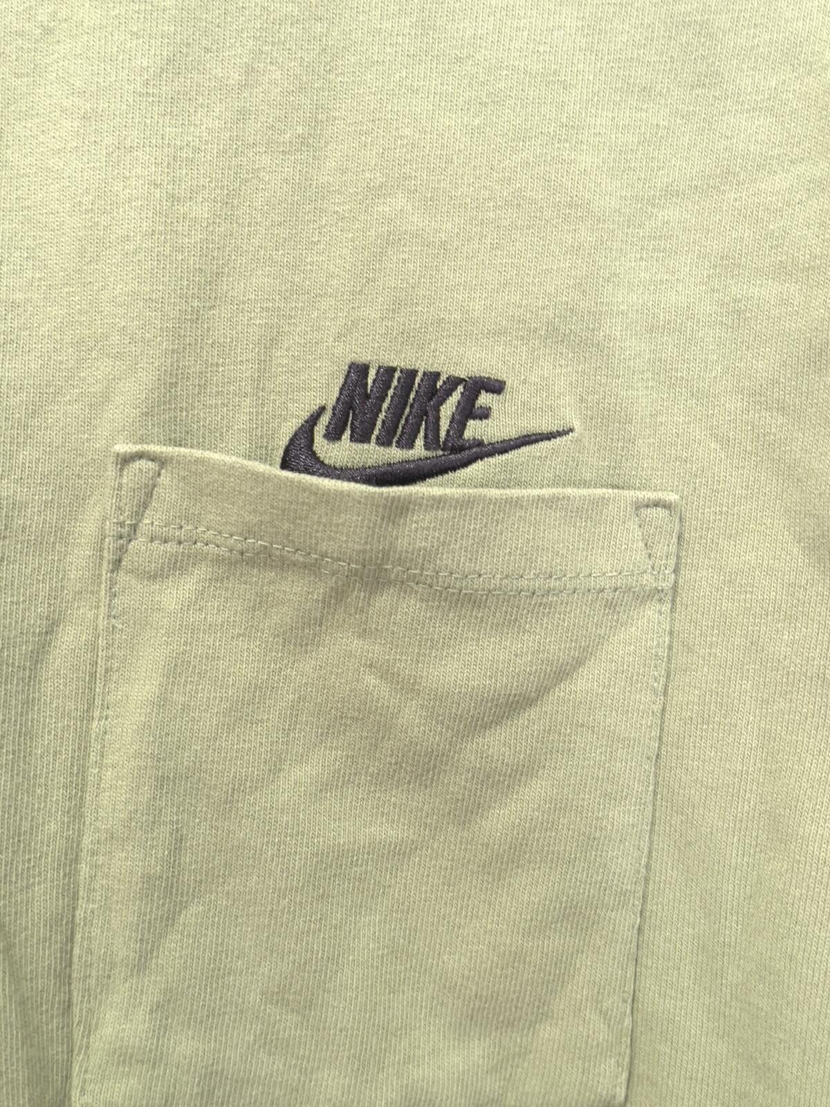 Nike Nike Long Sleeve Olive Green Pocket T-Shirt Size US M / EU 48-50 / 2 - 3 Thumbnail
