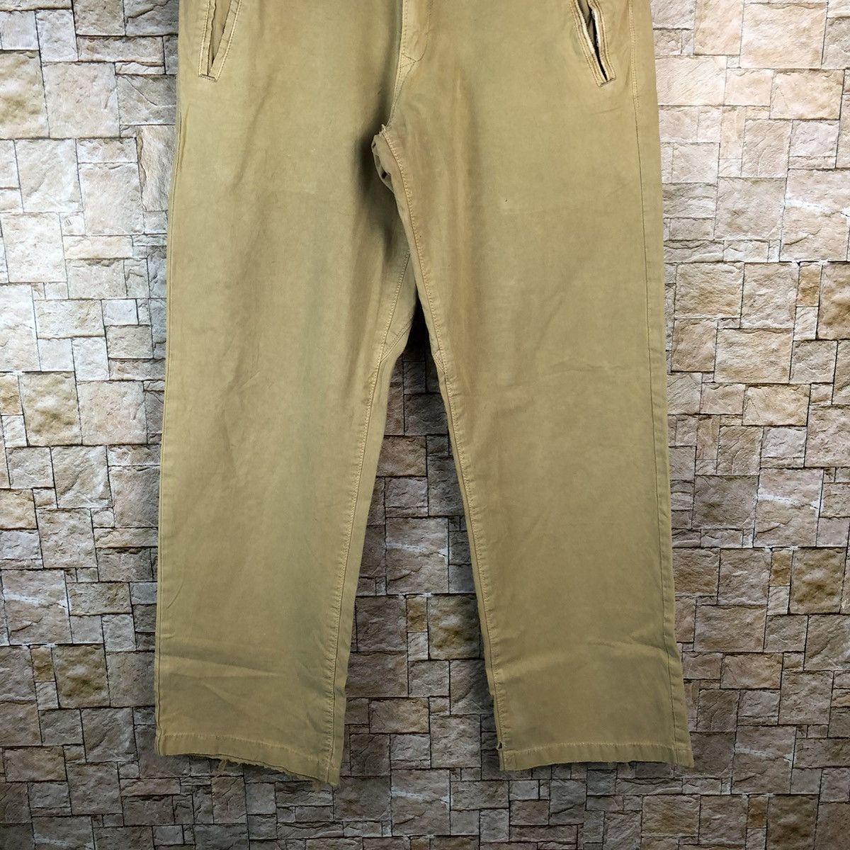 Japanese Brand Blue Way Made In Nippon Brown Casual Pants #A1144 Size US 32 / EU 48 - 3 Thumbnail