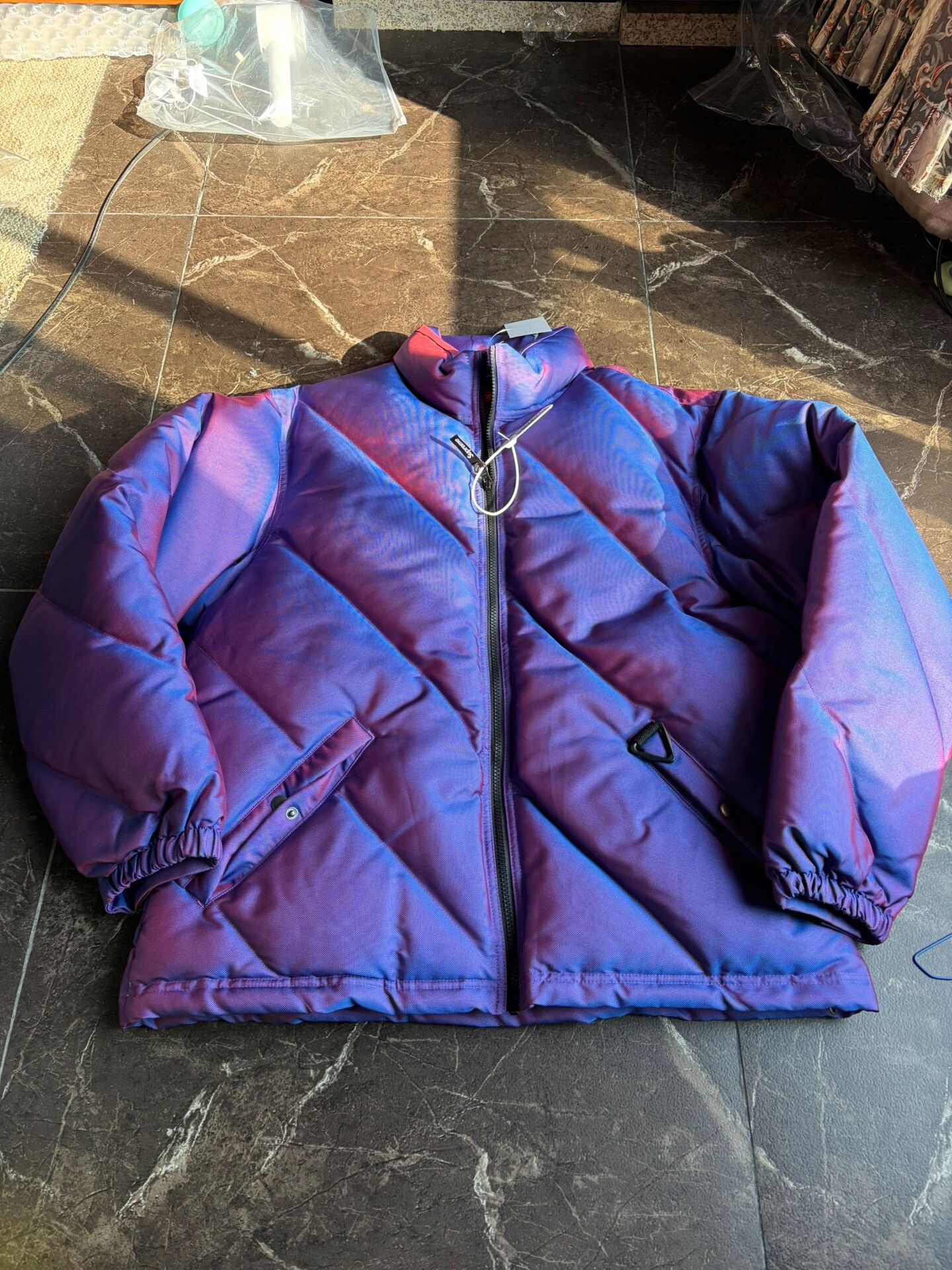 Supreme Supreme Iridescent Puffy Jacket Size US L / EU 52-54 / 3 - 1 Thumbnail
