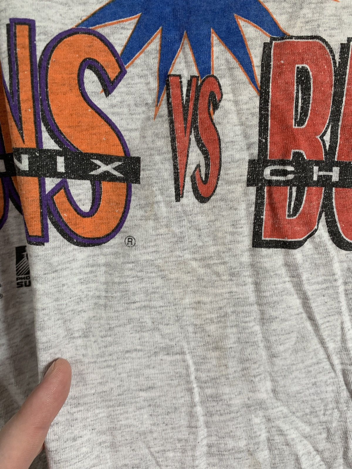 NBA × Vintage Phoenix Suns 1993 Vintage NBA T Shirt Retro Basketball Sz M Size US M / EU 48-50 / 2 - 8 Thumbnail