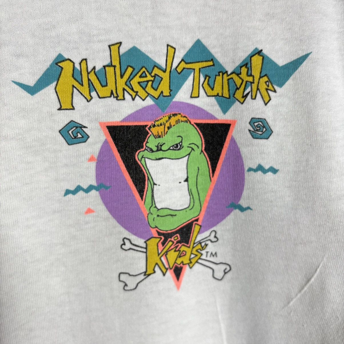 Vintage Vintage 90s Nuked Turtle Volley Graphic T-Shirt Size US M / EU 48-50 / 2 - 4 Thumbnail