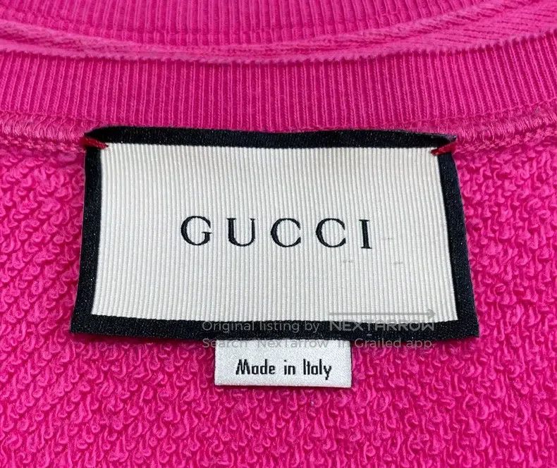 Gucci Gucci Rose-pink sweatshirt Size XS / US 0-2 / IT 36-38 - 4 Thumbnail