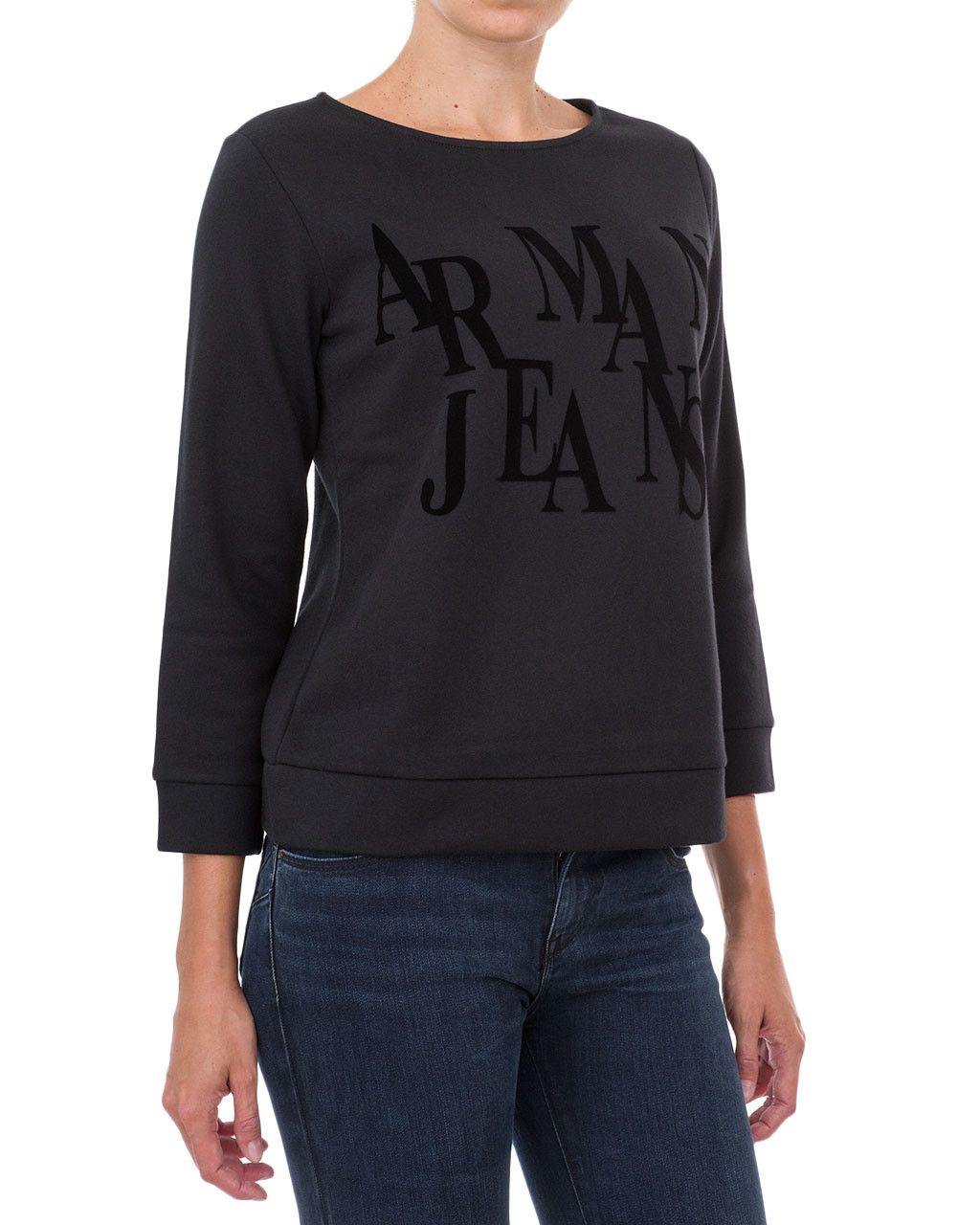 Armani Armani Jeans Black Womens Sweatshirt Vintage Longsleeve Size M / US 6-8 / IT 42-44 - 15 Thumbnail