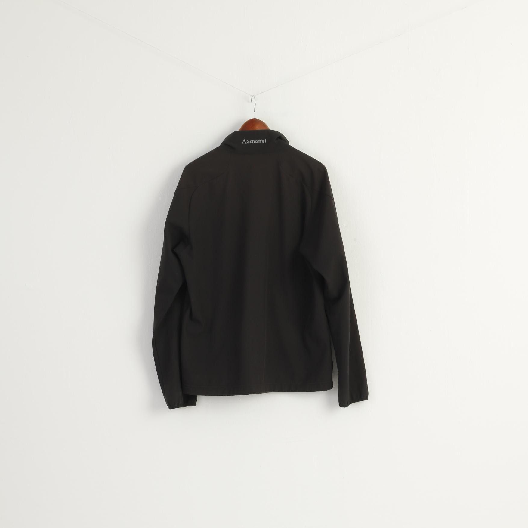 Vintage Schoffel Men L Jacket Black Sportswear Zip Up 3232 Size US L / EU 52-54 / 3 - 7 Thumbnail
