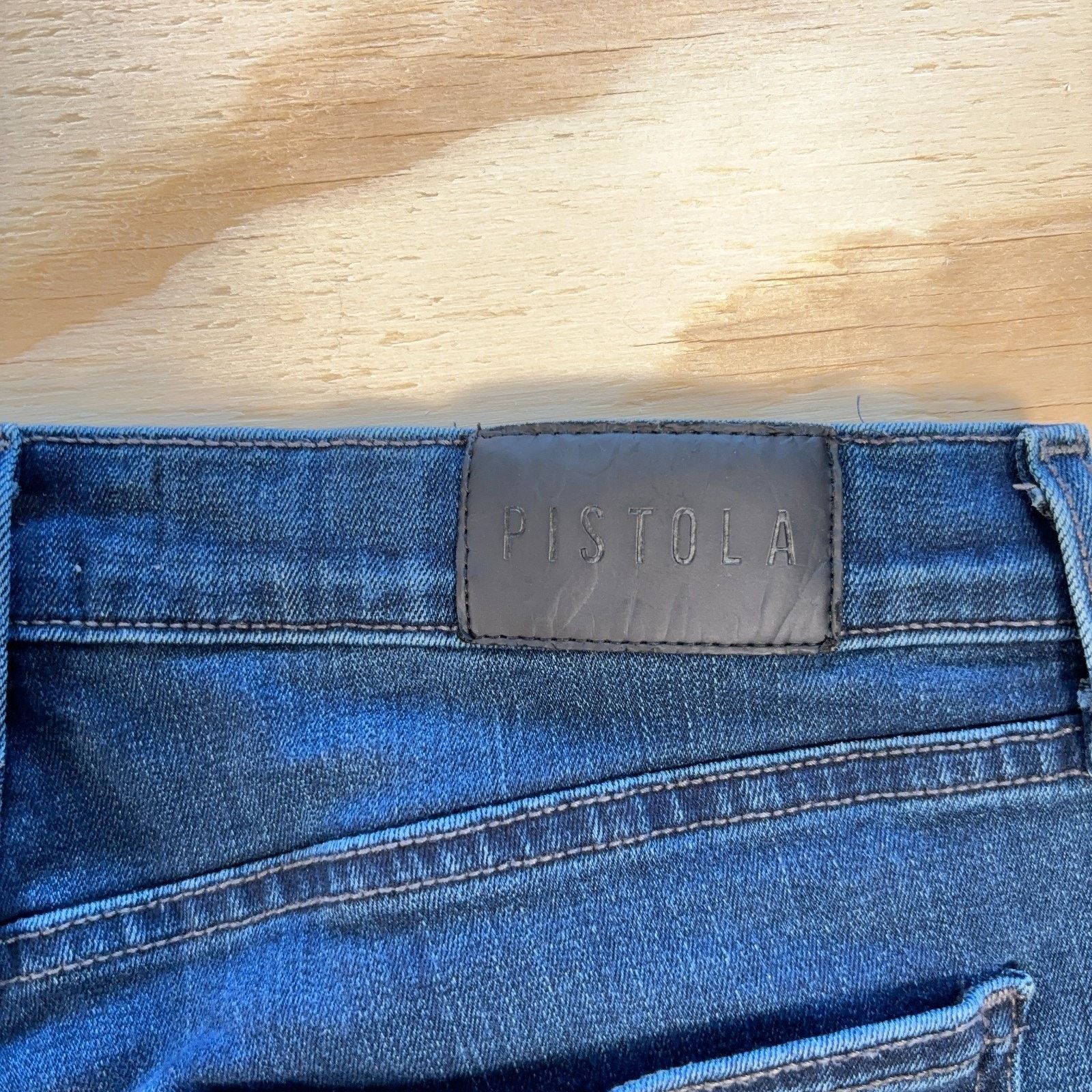 Pistola Pistola Jeans Size 30 Straight Leg Crop Womens Raw Hem Size 30" / US 8 / IT 44 - 5 Thumbnail
