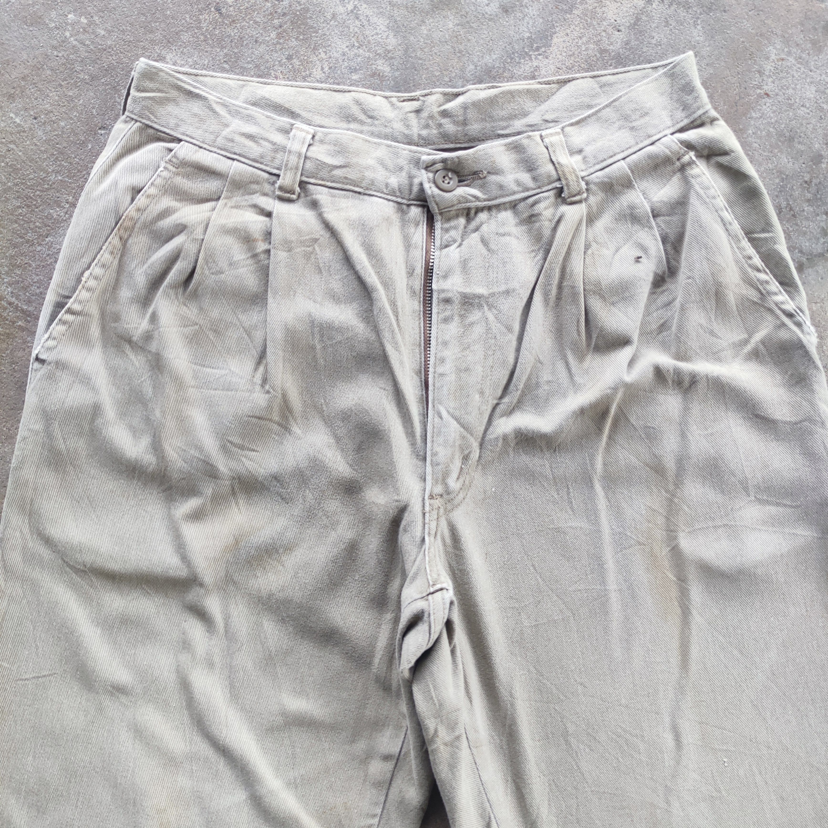 Japanese Brand Vintage Japanese Brand Straight Cut Ripped Pants Size US 28 / EU 44 - 3 Thumbnail