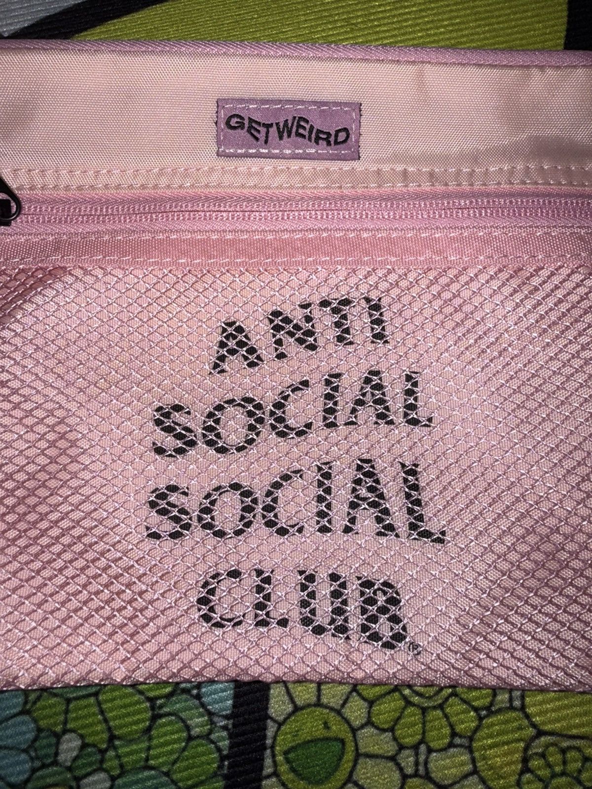 Anti Social Social Club Anti Social Social Club My Bad Pink Shoulder Bag Size ONE SIZE - 2 Thumbnail