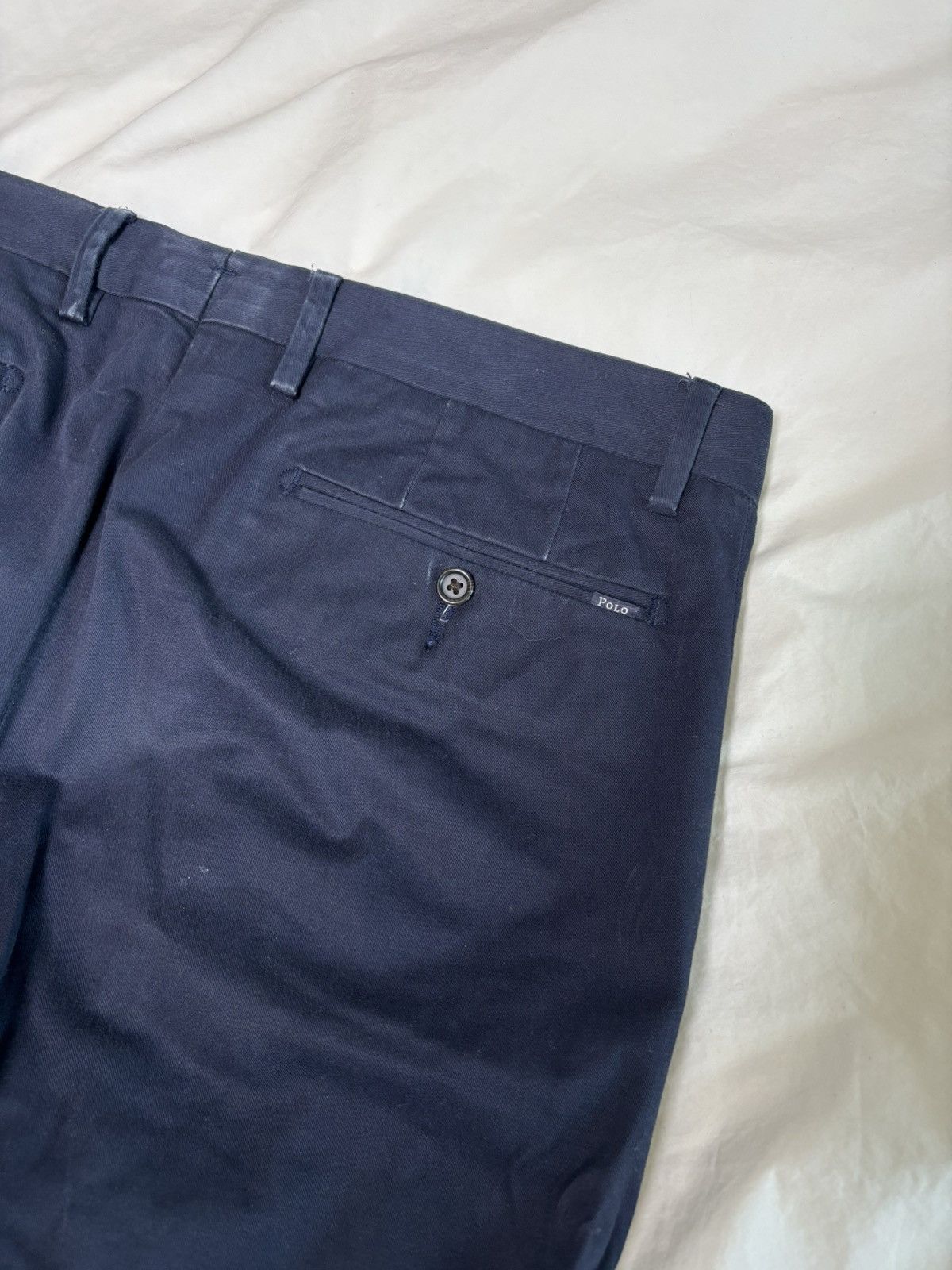 Polo Ralph Lauren Polo Ralph Lauren Navy Cotton Pants Size US 30 / EU 46 - 3 Thumbnail