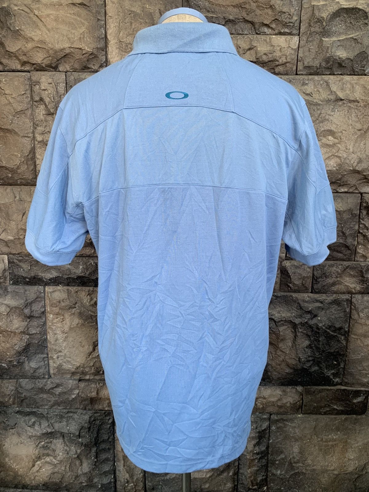 Oakley Vintage Oakley Centre Logo Polo Shirt Size US M / EU 48-50 / 2 - 6 Thumbnail