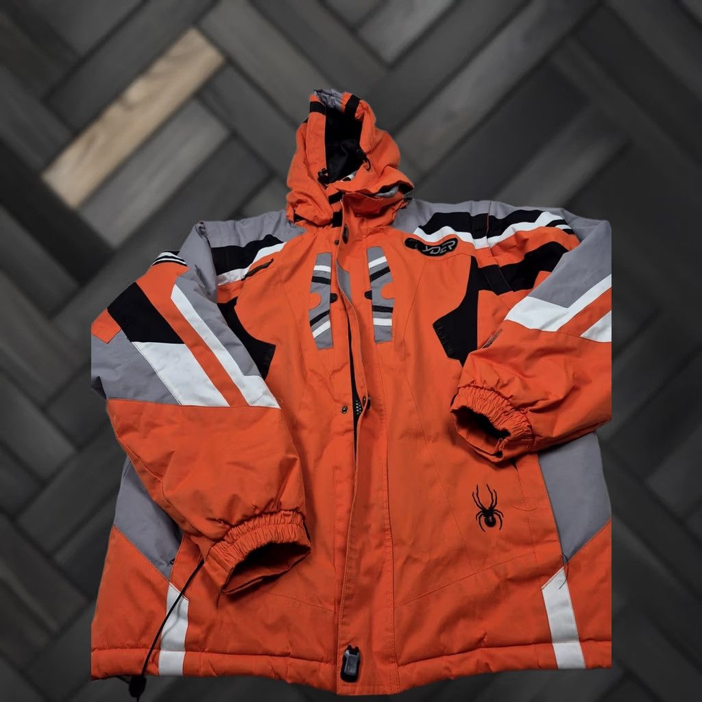 Spyder VTG Spyder Dermizax EV X-Static Insulation Ski Jacket Mens XL 20,000mm Orange Size US XL / EU 56 / 4 - 1 Thumbnail