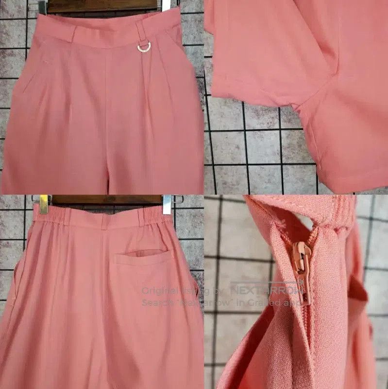 Dior Dior Pink Wool Logo Casual Shorts . Size 23" - 3 Thumbnail