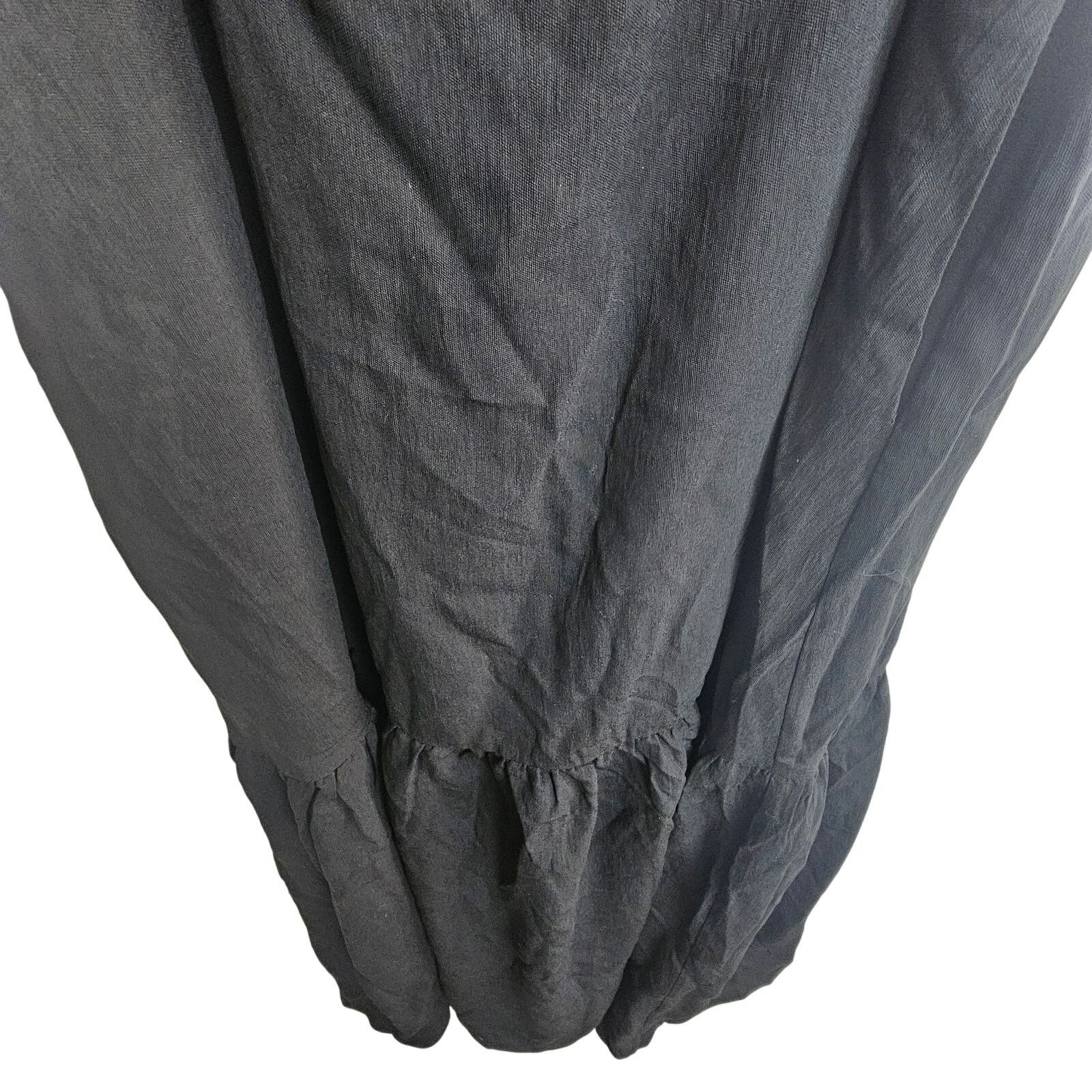 ELAN Eloquii Womens Tiered Maxi Dress Plus Size 26 Milkmaid Size 4XL / US 24-26 - 4 Thumbnail