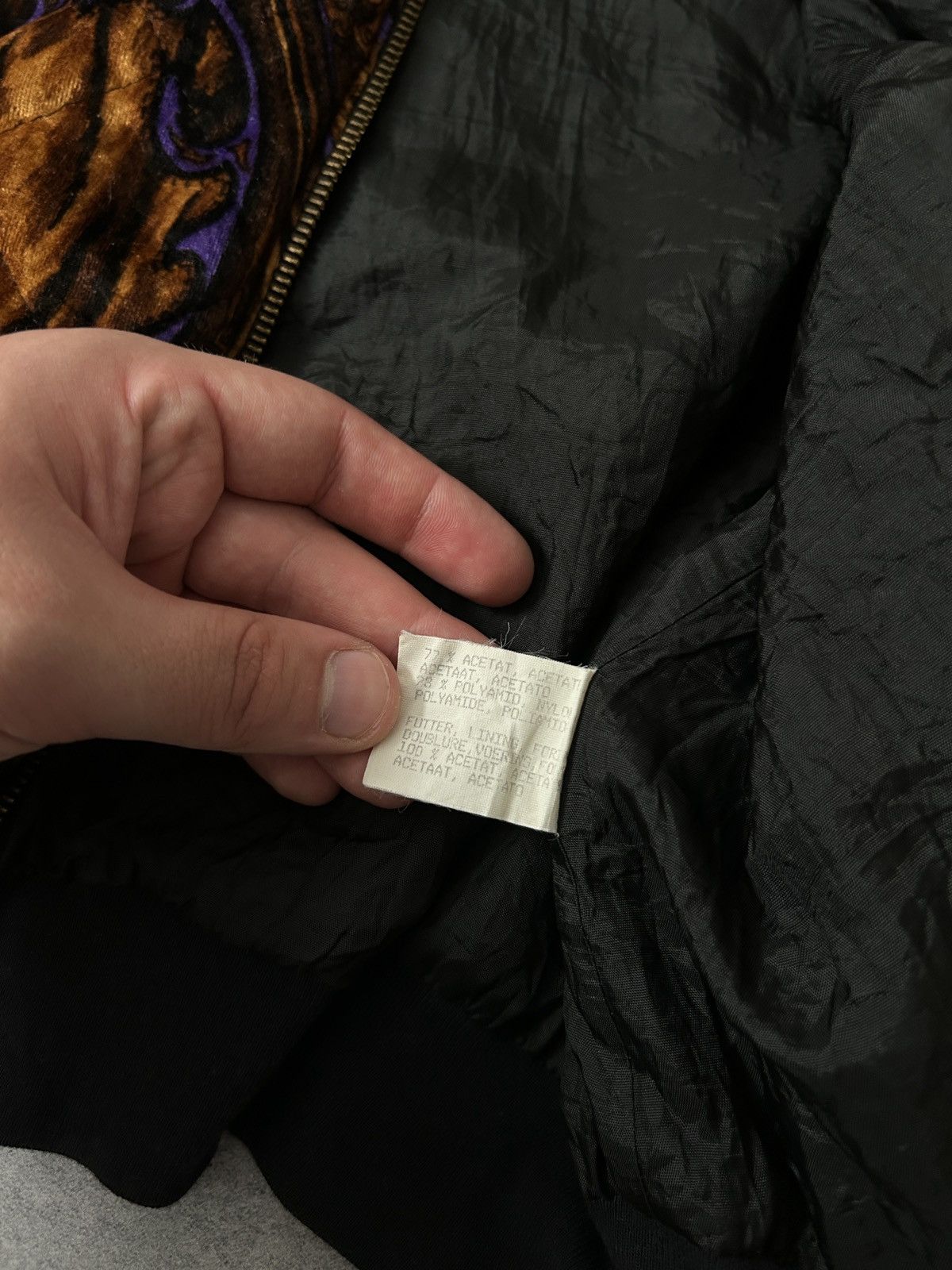 Designer Vintage Betty Barclay bombers 90s tiger print jacket Size M / US 6-8 / IT 42-44 - 6 Thumbnail