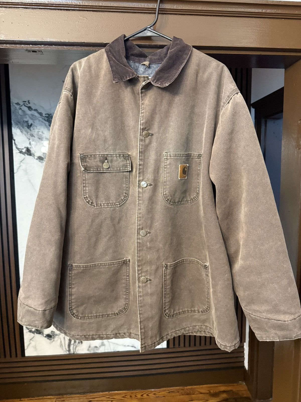 Carhartt Carhartt Chore Jacket Canvas 90s Vintage Size US XL / EU 56 / 4 - 1 Thumbnail