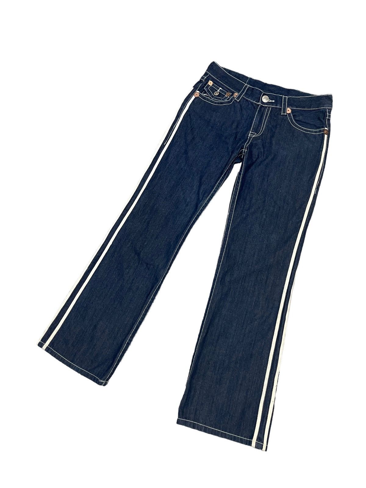 Other Vintage True Religion Billy Super T Denim Jeans Size US 35 - 4 Thumbnail