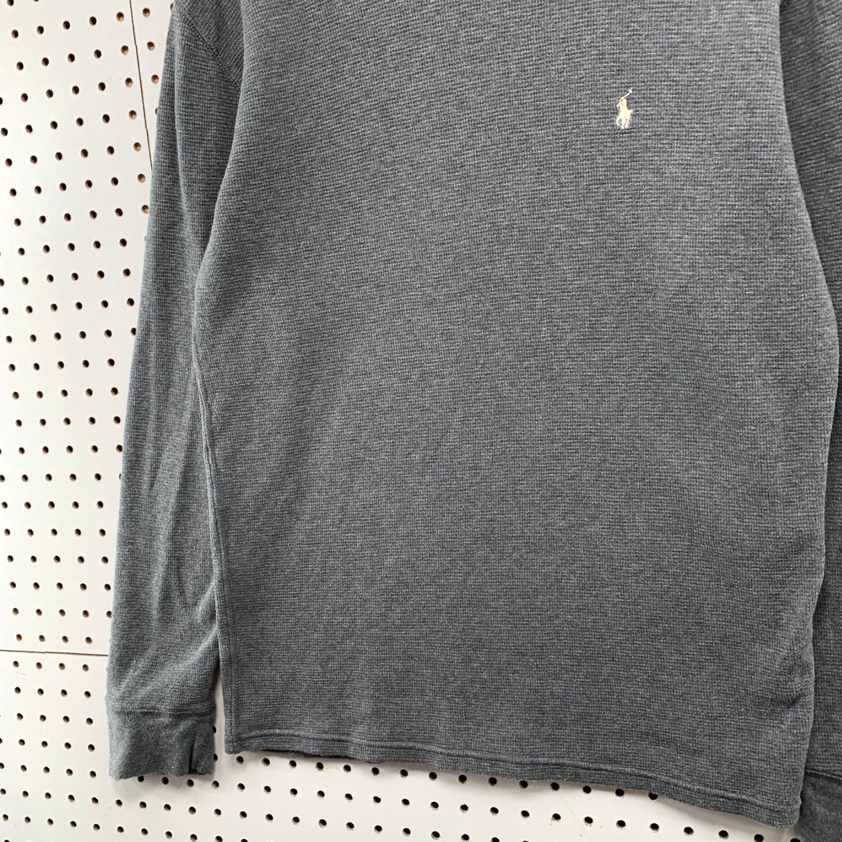 Polo Ralph Lauren Polo Ralph Lauren Thermal Shirt Gray Long Sleeve Mens XL Regular Fit Classic Size US XL / EU 56 / 4 - 3 Thumbnail