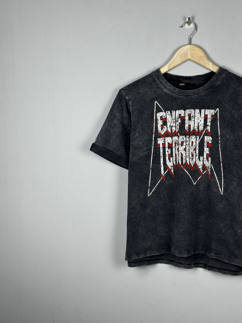 Maje Maje Faded Grey Enfant Terrible T-Shirt Rare Size S / US 4 / IT 40 - 2 Thumbnail