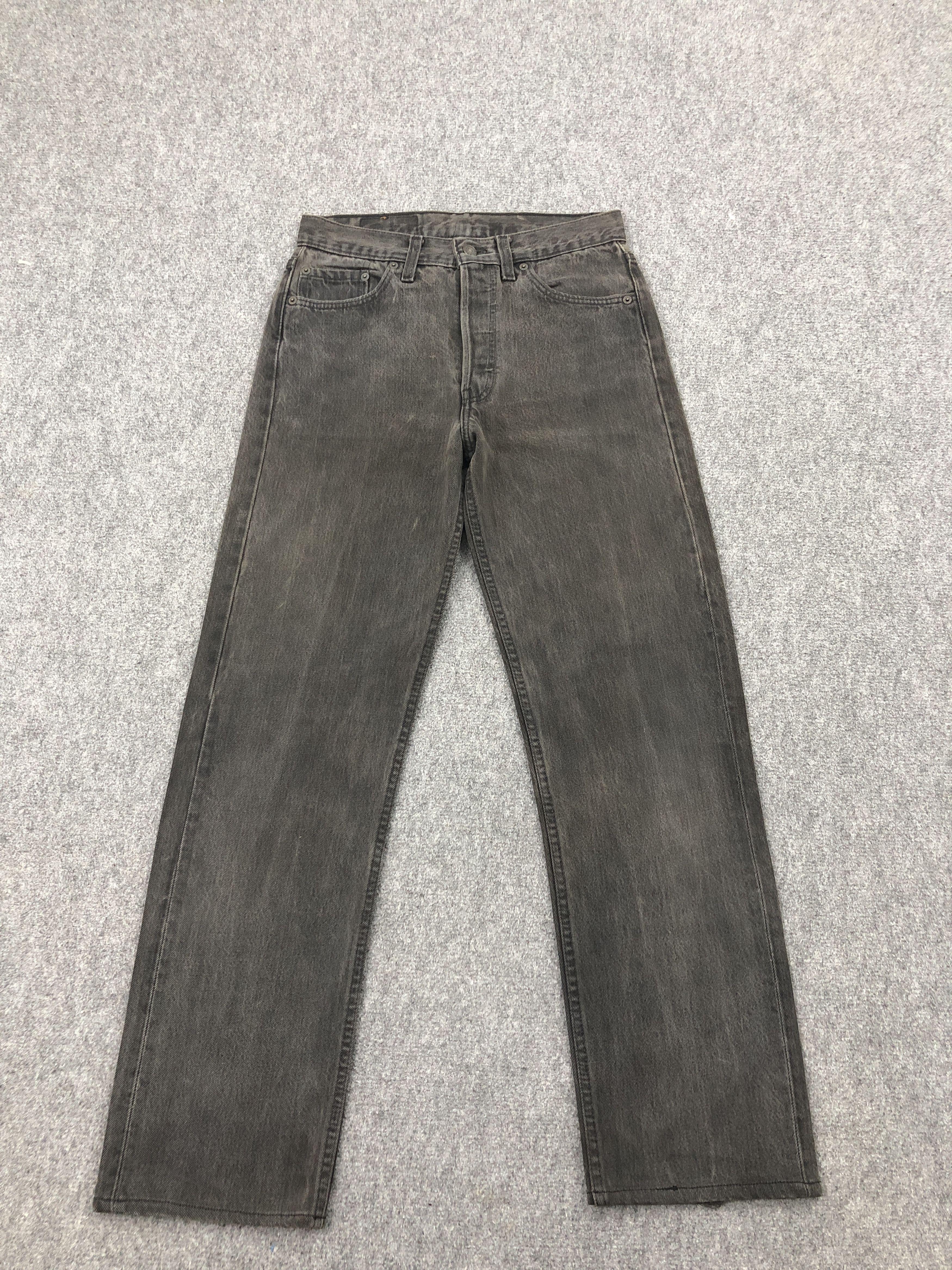 Faded Black Vintage 90s Levis 501 Jeans