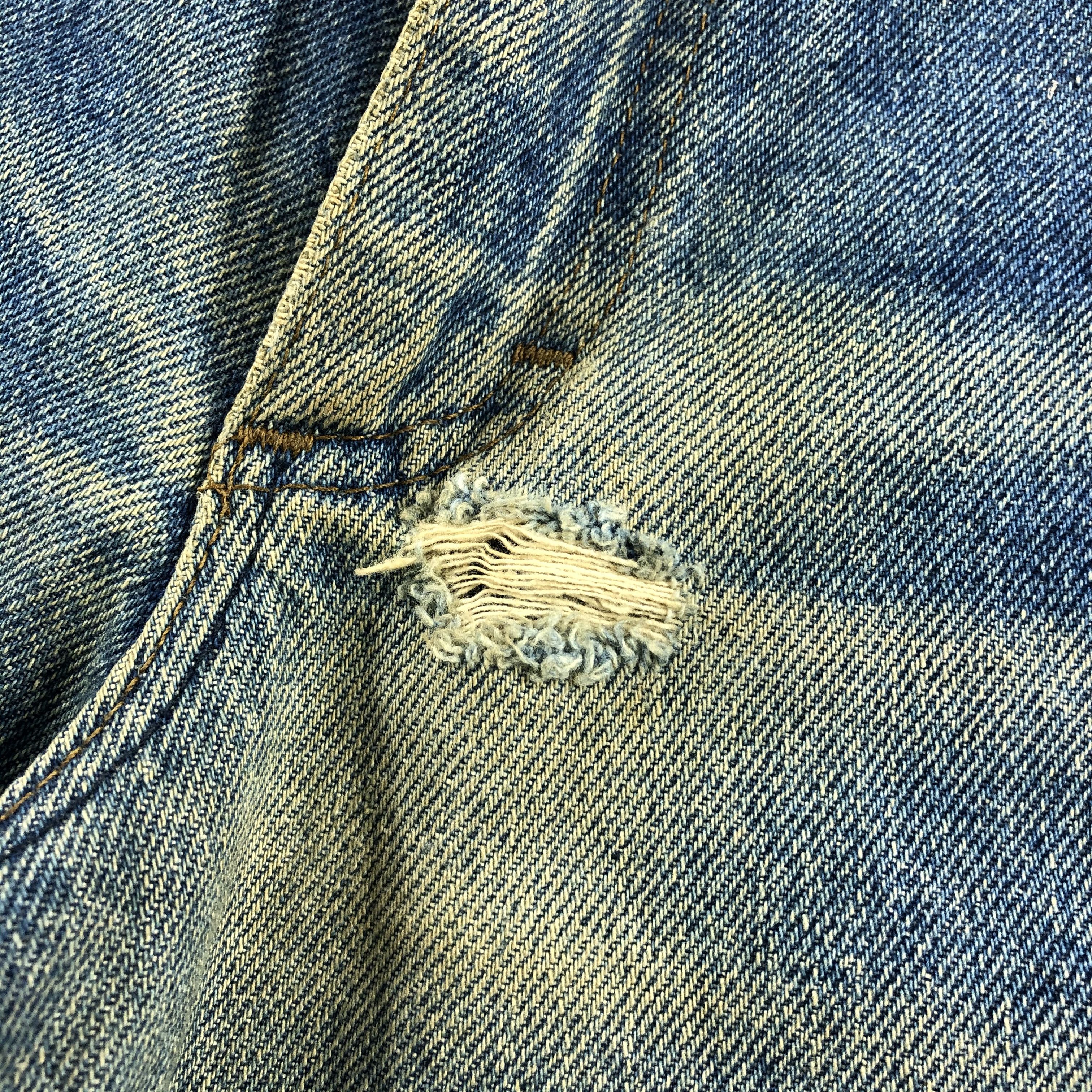 Lee × Vintage 90s Vintage Ripped Lee Jeans-JM2115 Size US 28 / EU 44 - 9 Thumbnail