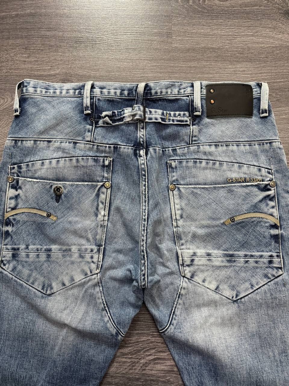 G-Star Vintage G-Star Raw 33-01 Light Blue Denim Jeans Size US 36 / EU 52 - 3 Thumbnail