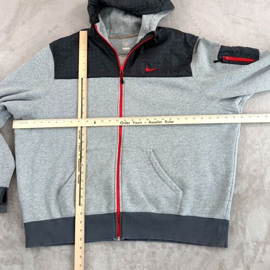Nike Nike Sportswear Tech Fleece Full Zip Hoodie Grey 3XL Men Sportswear Logo Hooded Lightweight Pockets All Seasons Baseball Golf Running Gym Training Size US XXL / EU 58 / 5 - 6 Thumbnail