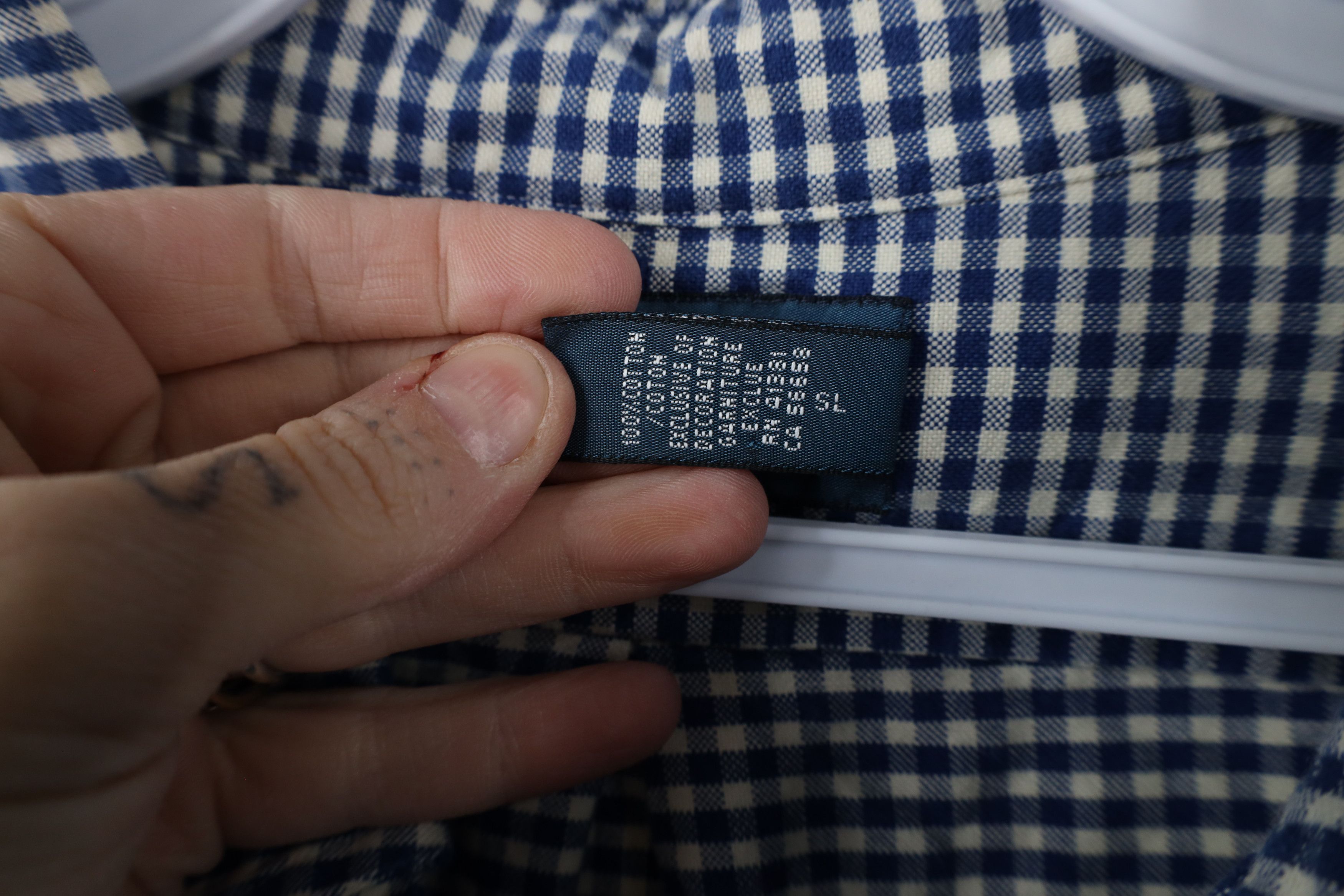 Polo Ralph Lauren Vintage 90s Ralph Lauren Fit Gingham Plaid Button Down Shirt Size US XXL / EU 58 / 5 - 7 Thumbnail