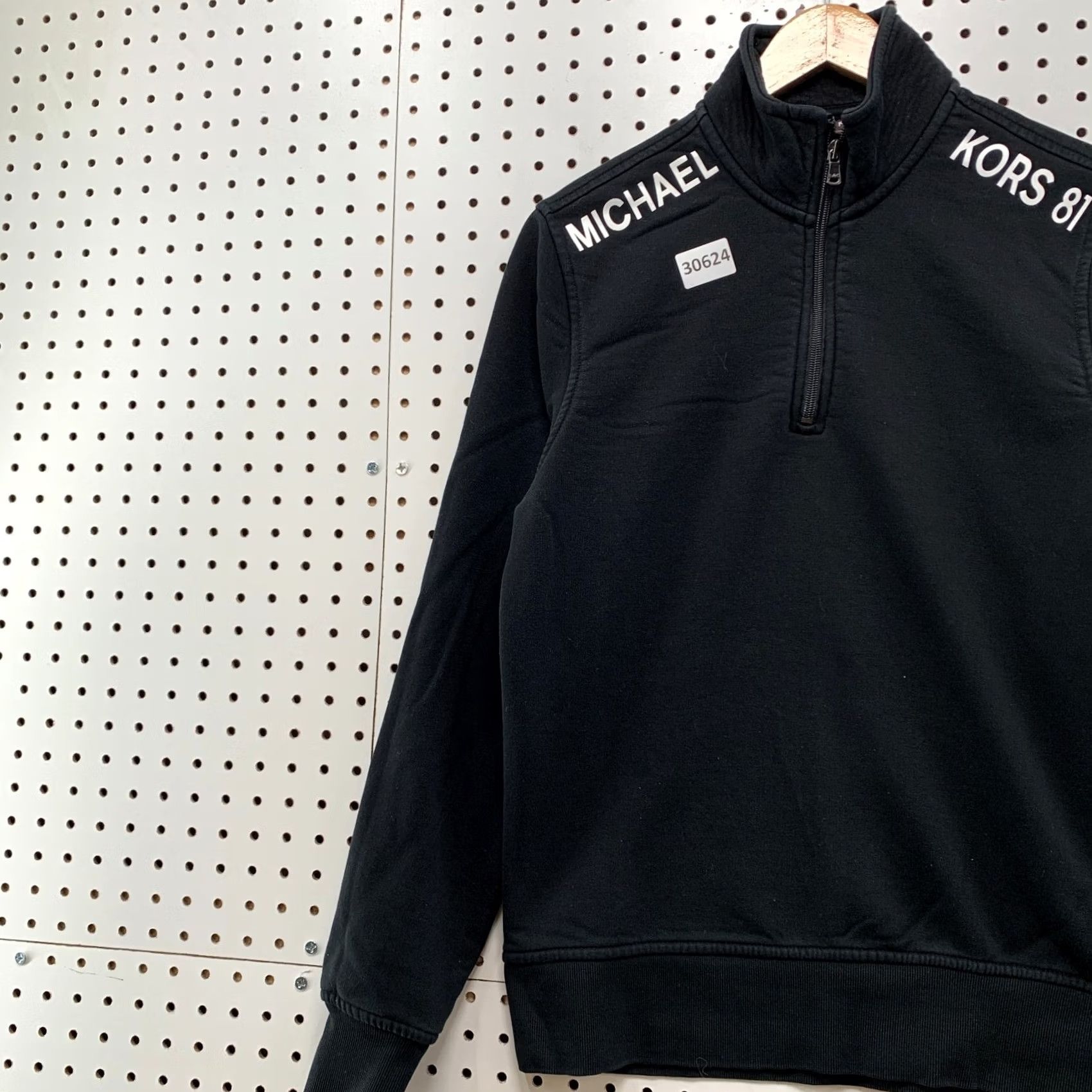 Michael Kors Michael Kors 1/4 Zip Sweater Black Mens Small Pullover Knit Mock Neck 1/4 Zip Adult Mens Size US S / EU 44-46 / 1 - 7 Thumbnail
