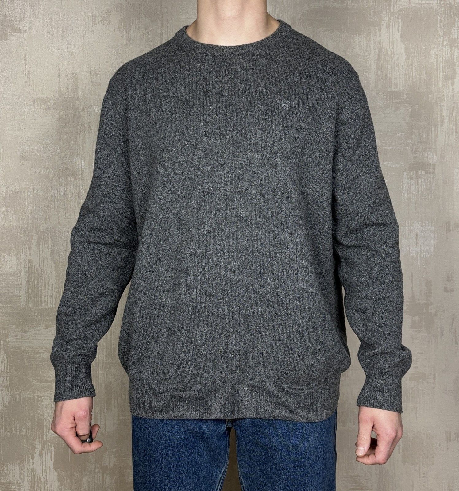 Barbour Barbour Tisbury Sweater Crew Neck Wool Blend Size US XXL / EU 58 / 5 - 2 Thumbnail