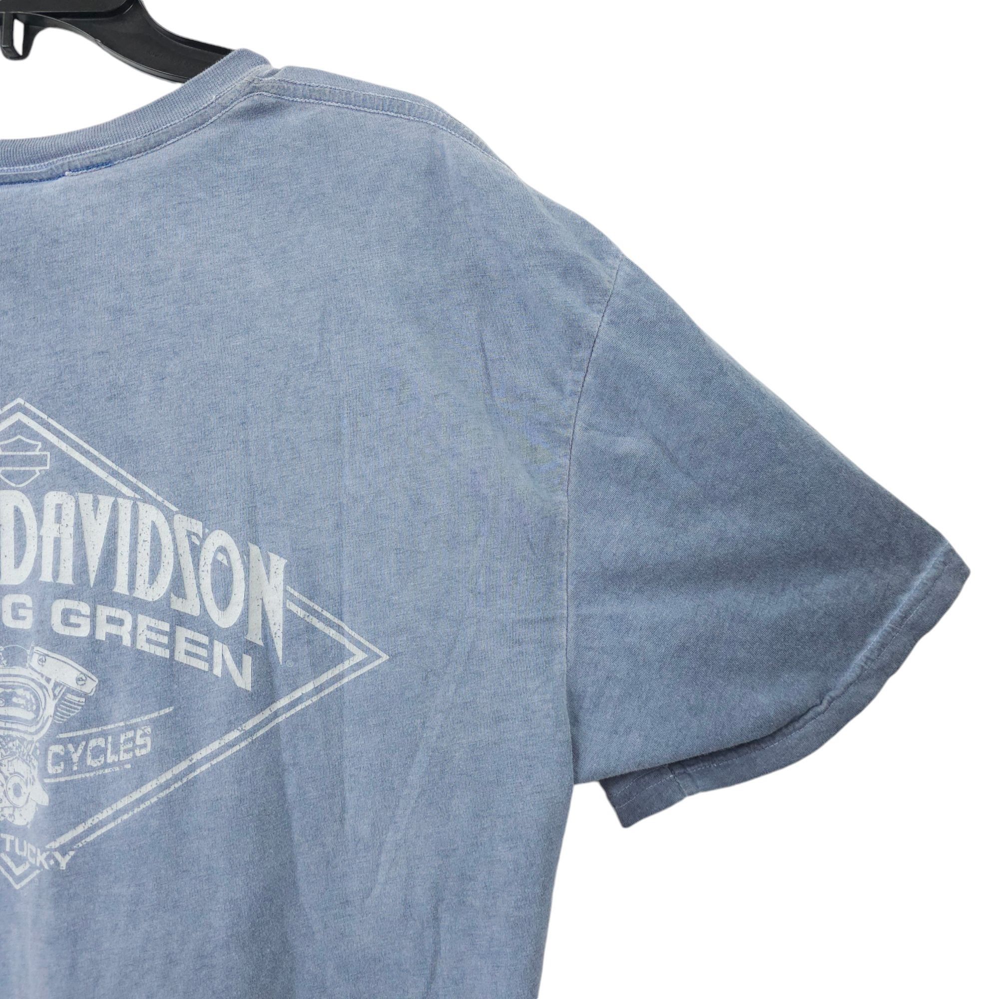 Harley Davidson Harley Davidson T Shirt Mens XL Double Sided Light Gray Size US XL / EU 56 / 4 - 21 Thumbnail