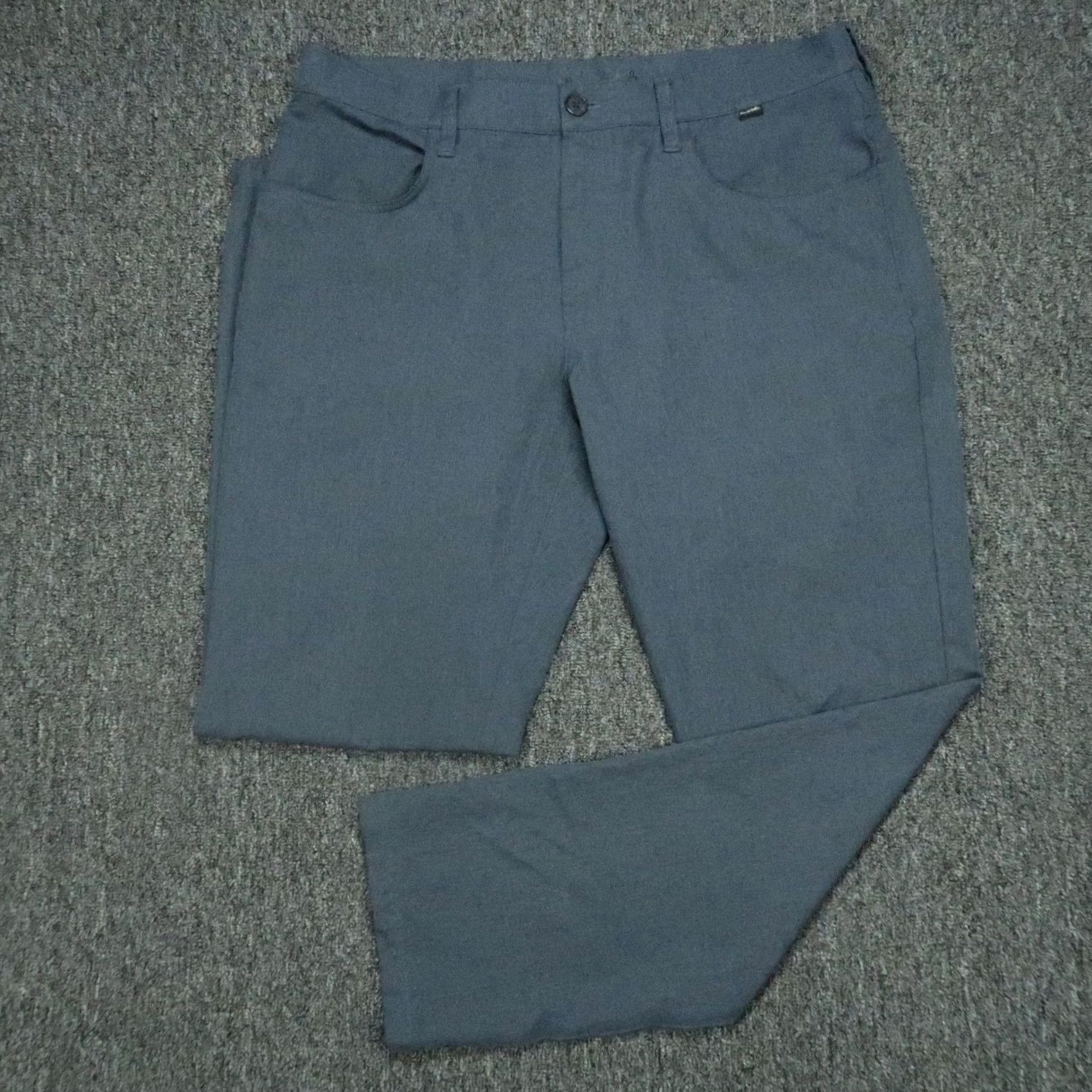 TravisMathew Travis Mathew Pants Mens 35x31 Blue Open To Close 2.0 5 Pocket Trouser Stretch Black? Size US 35 - 2 Thumbnail