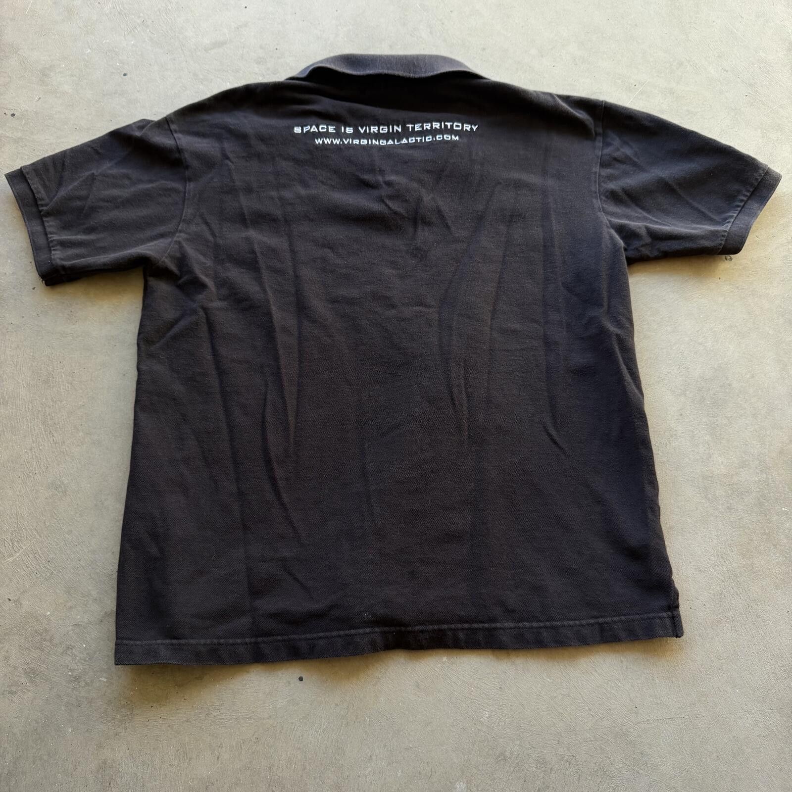 Other Vintage Y2K Virgin Galactic Funny Space Polo Aviation Shirt Size US XL / EU 56 / 4 - 5 Thumbnail