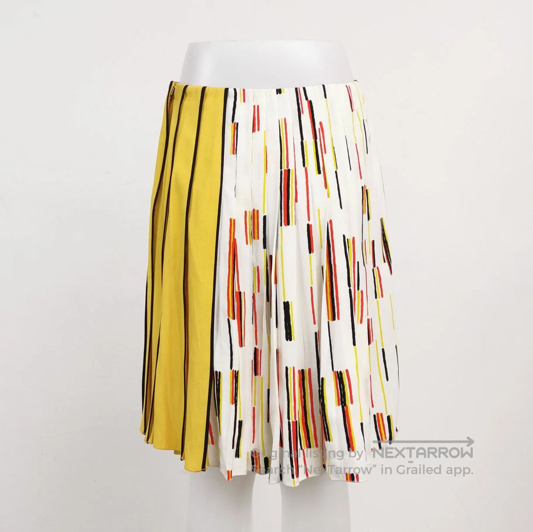 Prada Prada Colorful Striped Midi Skirt Size 38 . Size 37" - 1 Thumbnail