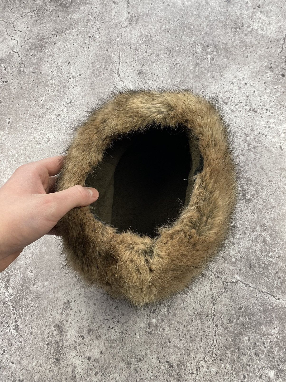 Japanese Brand × Vintage Y2K Faux Fur Vintage Fuzzy Warm Trapper Hat Size ONE SIZE - 4 Thumbnail