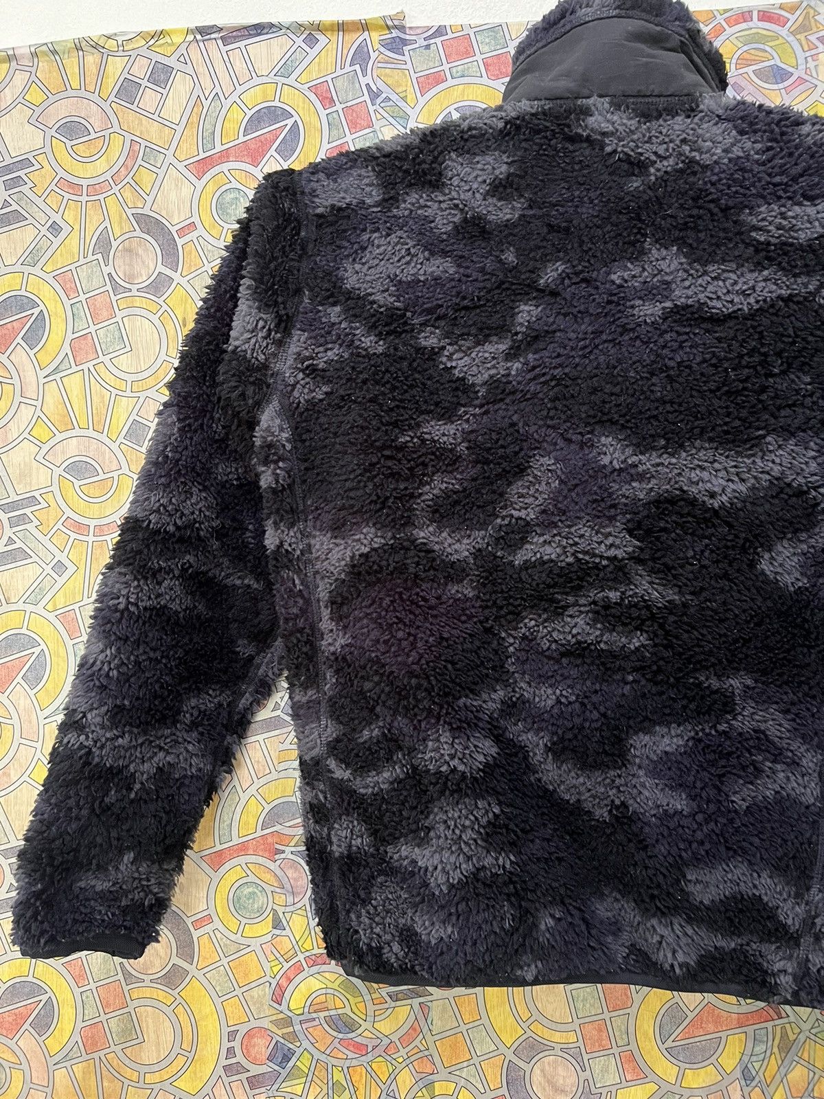 Japanese Brand × Uniqlo Uniqlo Hybrid Down Fleece Jacket Olive Fuzzy Sherpa (GJ31) Size US S / EU 44-46 / 1 - 10 Thumbnail