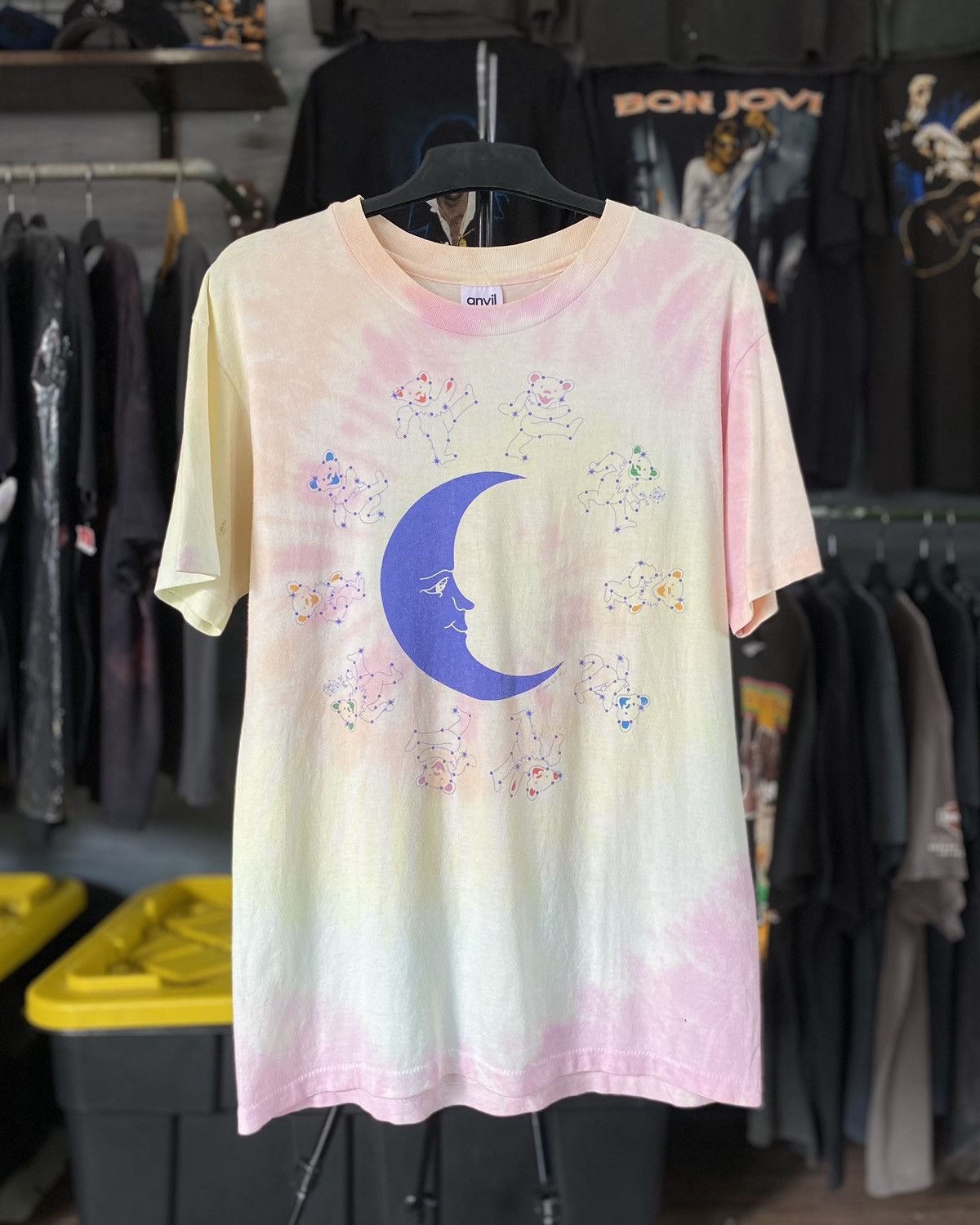 Anvil × Grateful Dead × Vintage Shirt Grateful Dead Moon Tie Dye 90’s Gfd 1994 Anvil Vintage Size US M / EU 48-50 / 2 - 1 Thumbnail