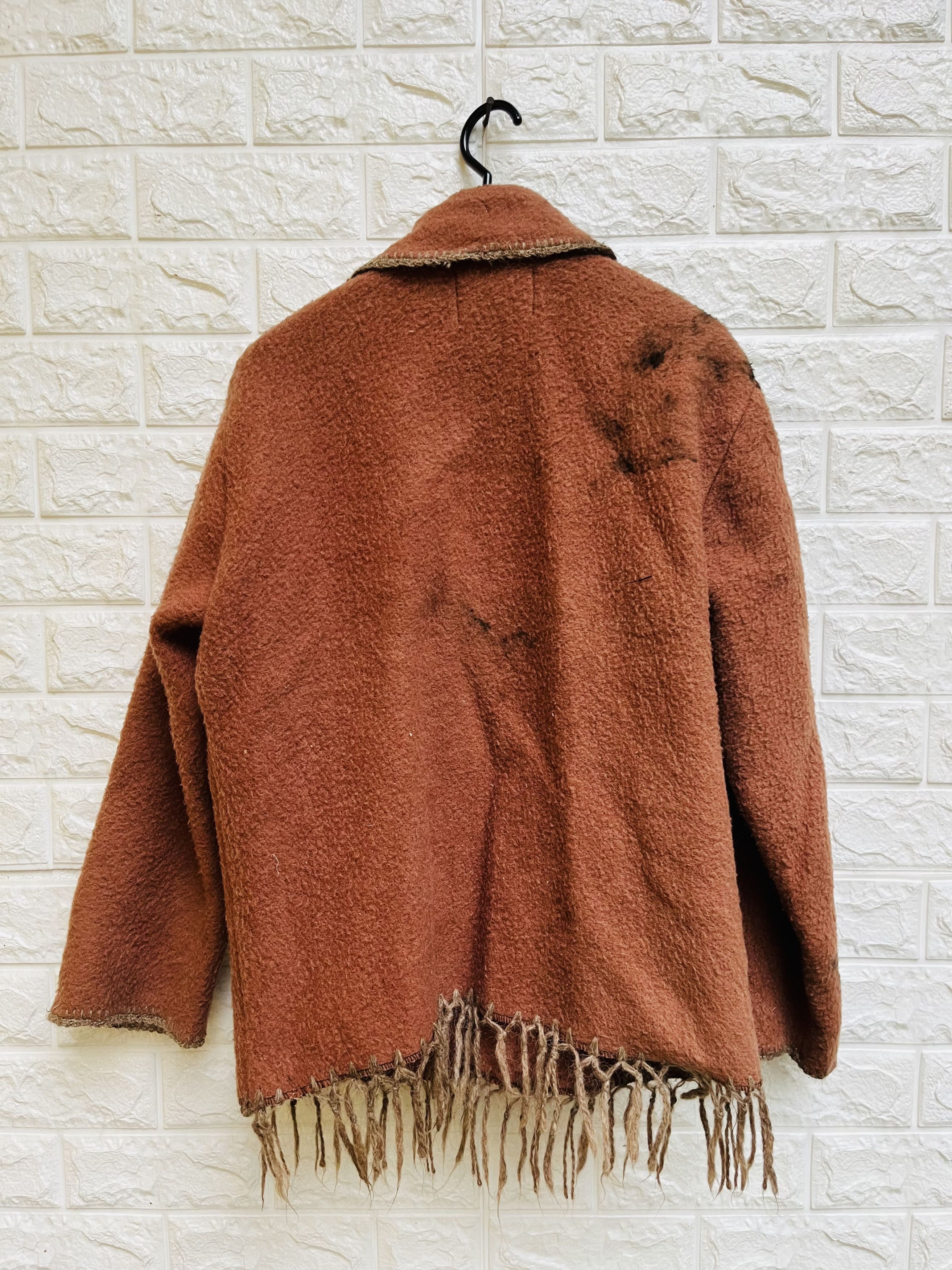 Designer × Japanese Brand Vintage Sun Valley Hand Britting Wool Design Fashion Style Size M / US 6-8 / IT 42-44 - 2 Thumbnail