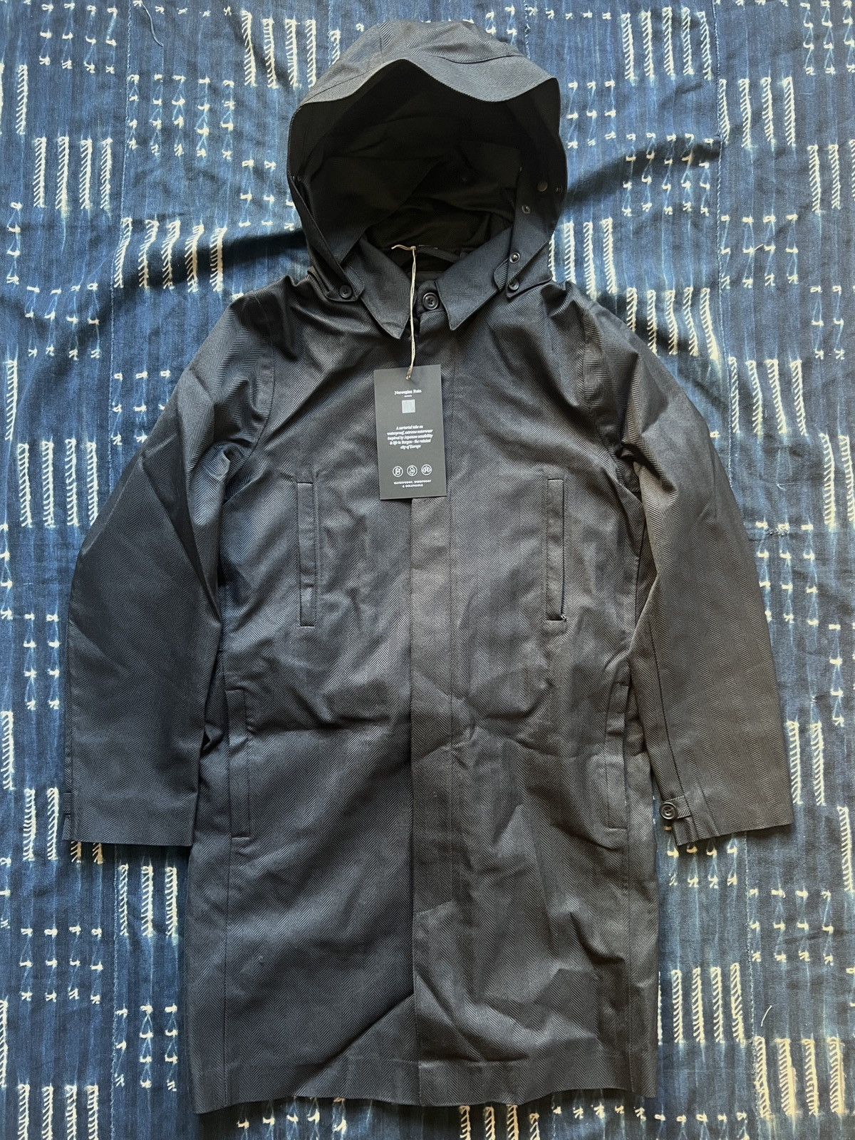 Norwegian Rain $1,430 Single Breasted Coat in Black, Men's (Size M) — image 2 of 6