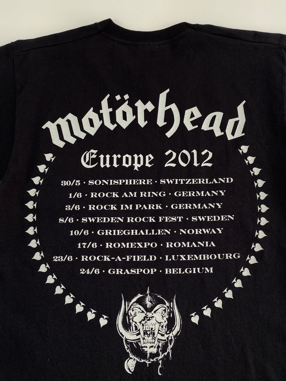 Band Tees 2012 Motorhead Europe Tour T-Shirt Size US S / EU 44-46 / 1 - 7 Thumbnail