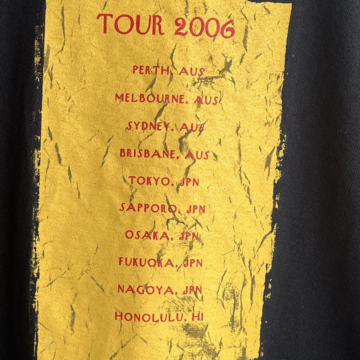 Band Tees VINTAGE COPYRIGHT 2006 BILLY JOEL LIVE IN CONCERT TOUR 2006 Size US L / EU 52-54 / 3 - 15 Thumbnail