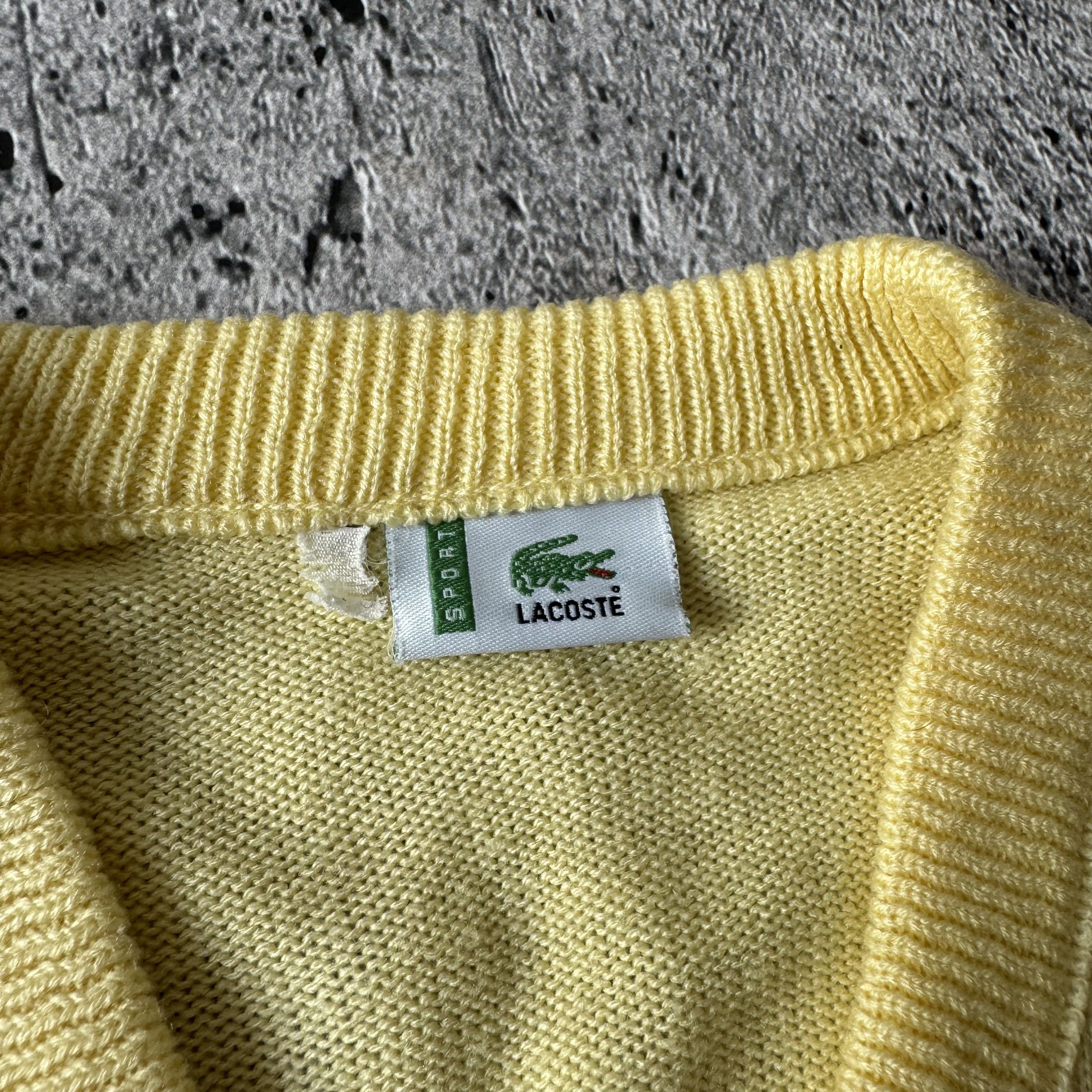 Lacoste Vintage Lacoste Sweater Knitt Baggy 90s Paris France Size US L / EU 52-54 / 3 - 6 Thumbnail